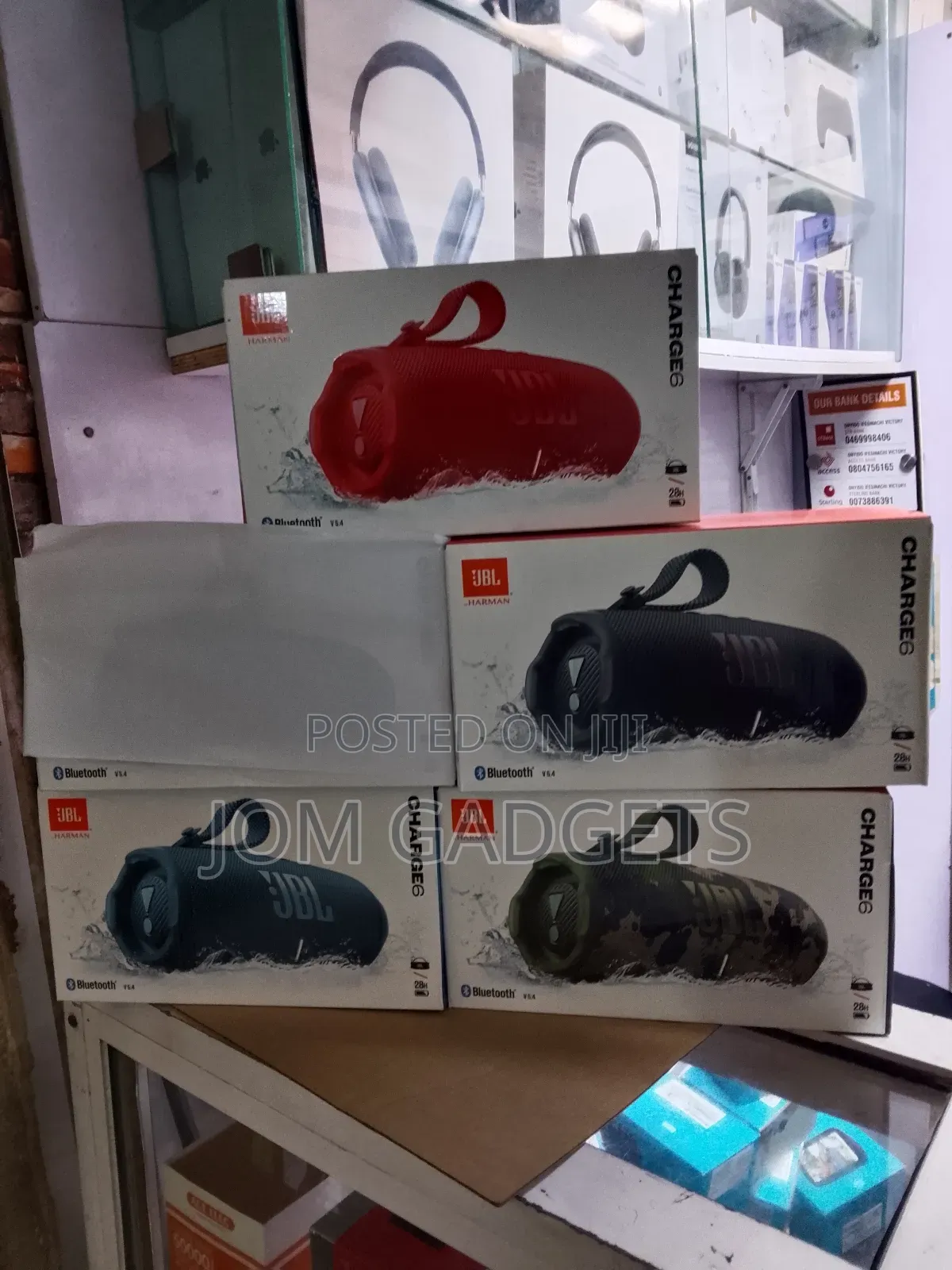 JBL Charge 6 Portable Bluetooth Speaker