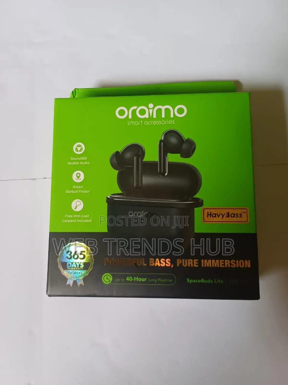 Brand New Oraimo Spacebuds Lite - Anti-Lost TWS Earbuds (Otw-324)