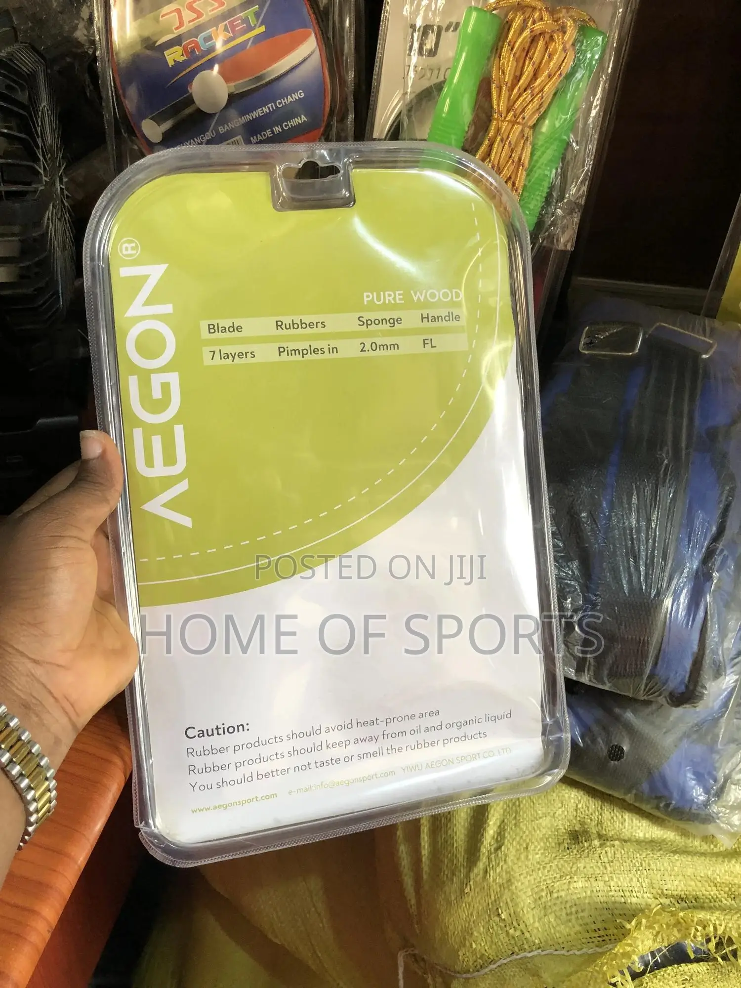 Pack of Table Tennis Bats Balls