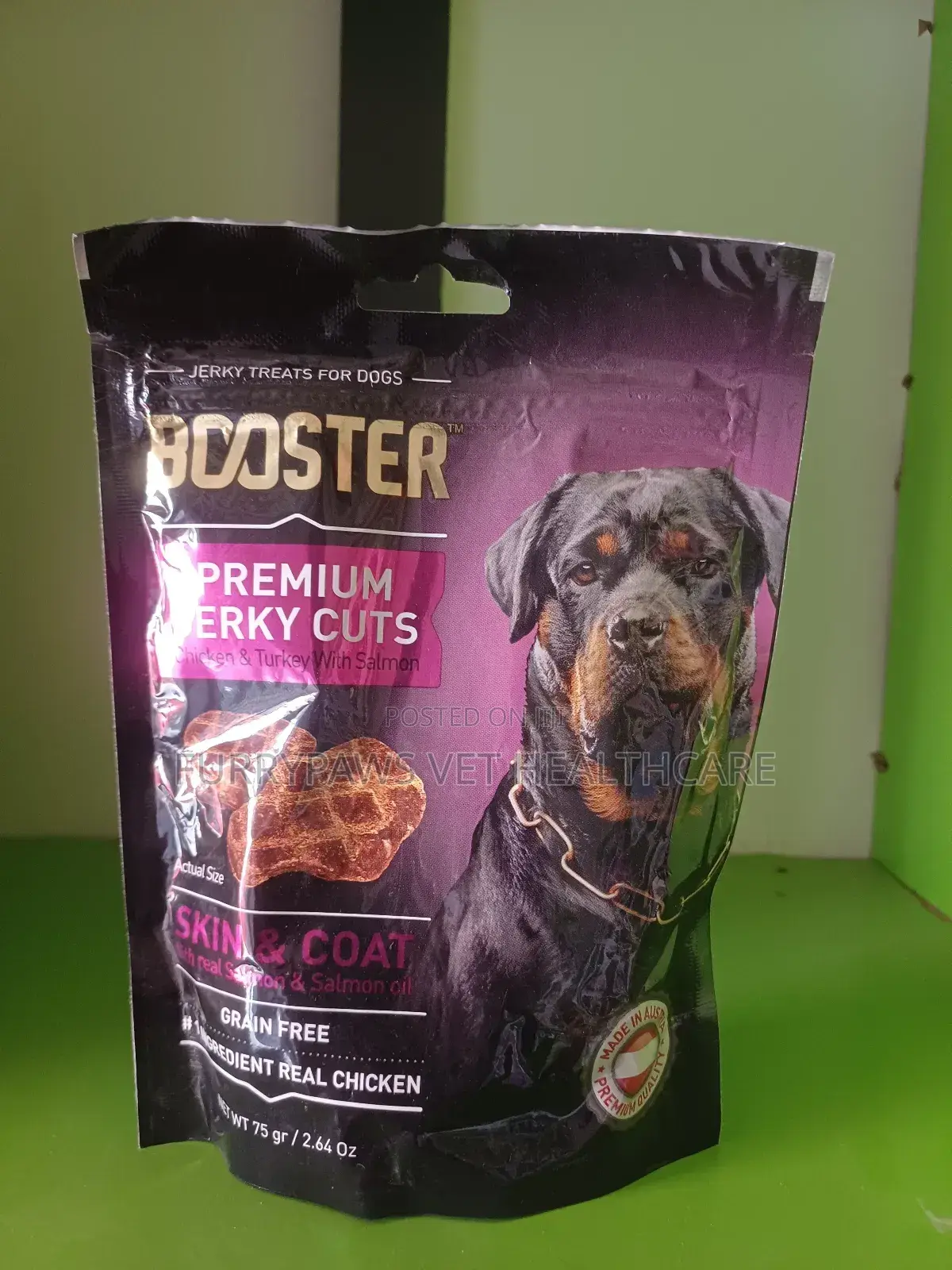 Booster Premium Jerky Cuts With Salmon