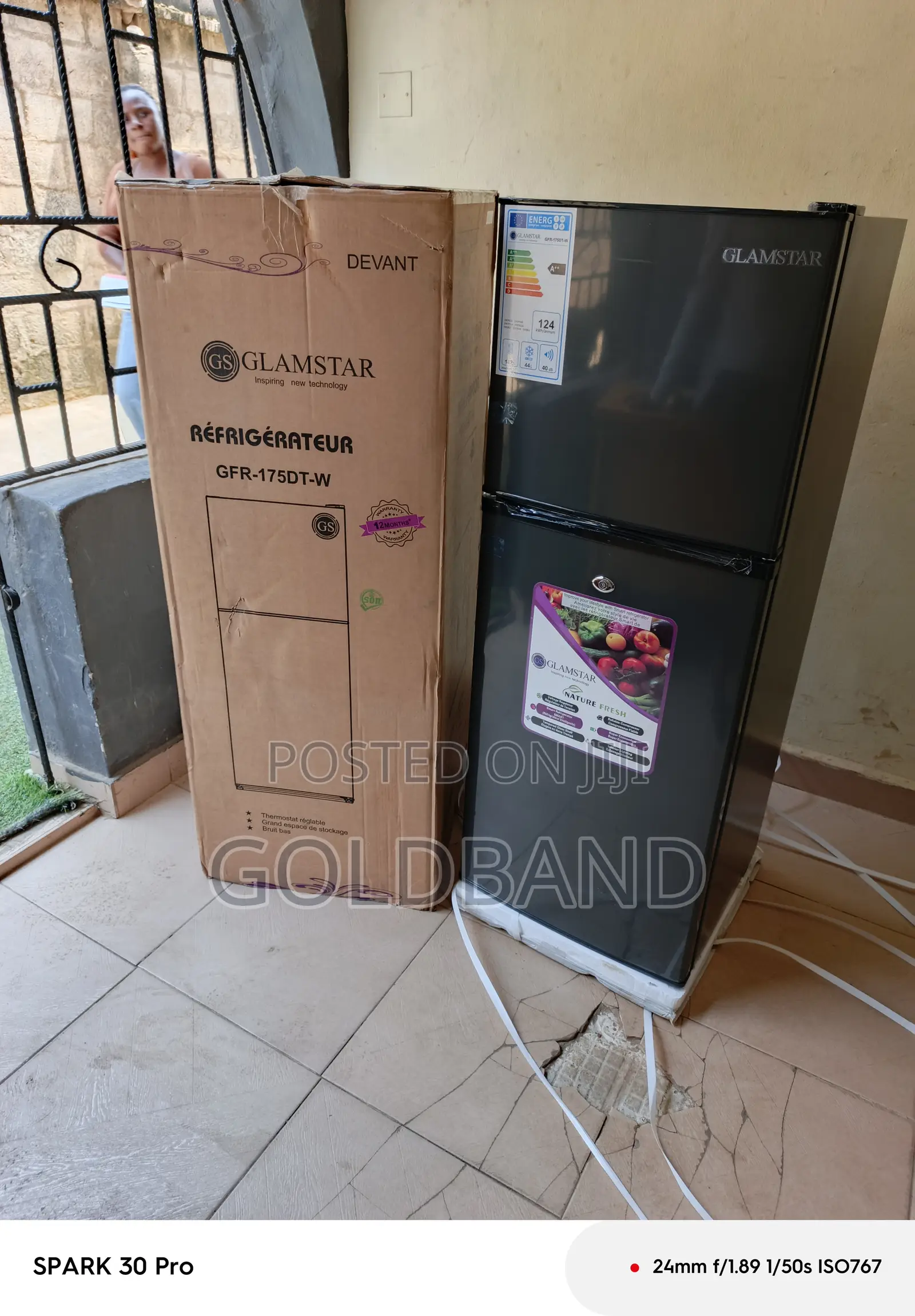 Glamstar 175l Double Door Fridge – Low Power Consumption