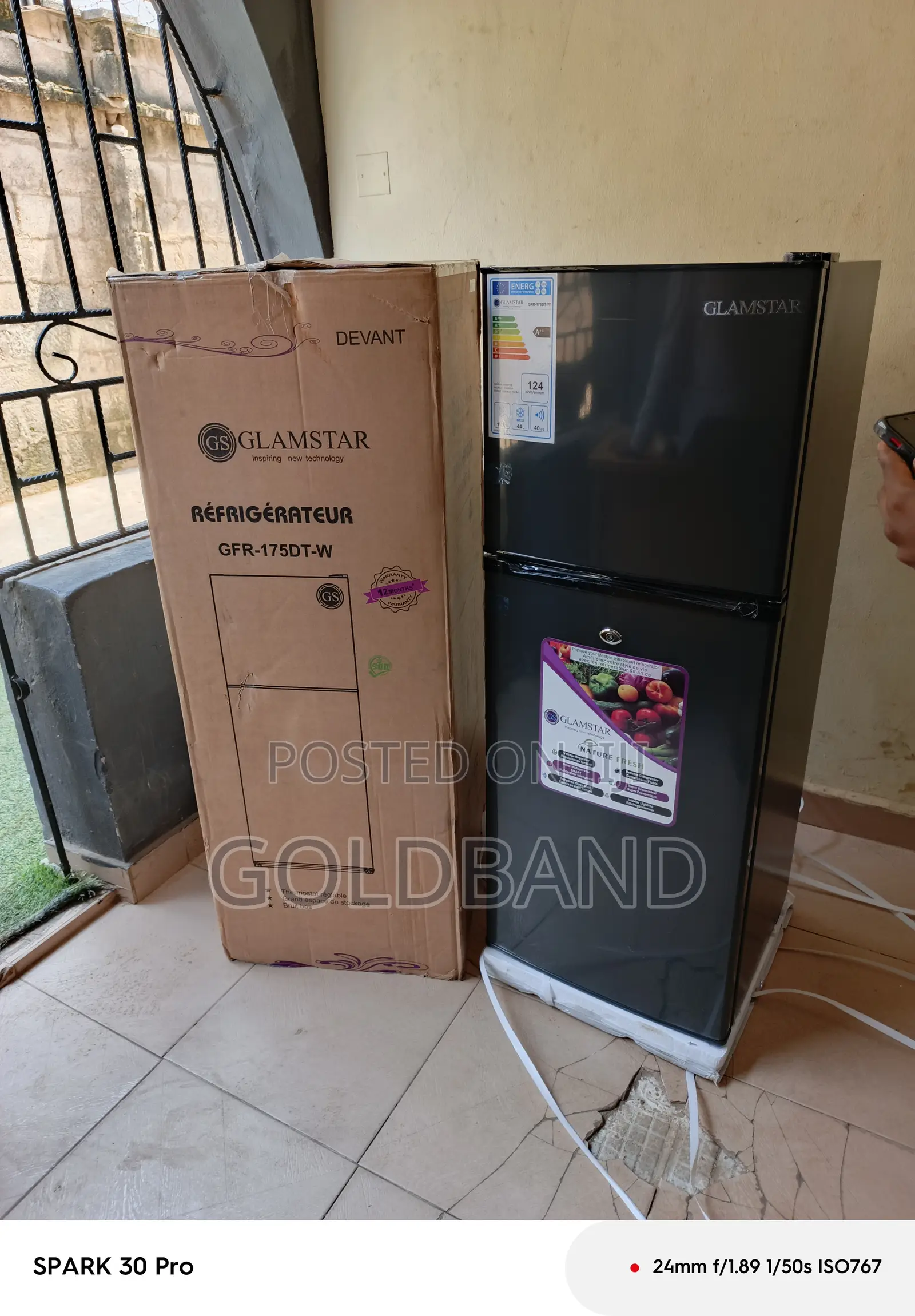 Glamstar 175l Refrigerator – Large Storage Capacity
