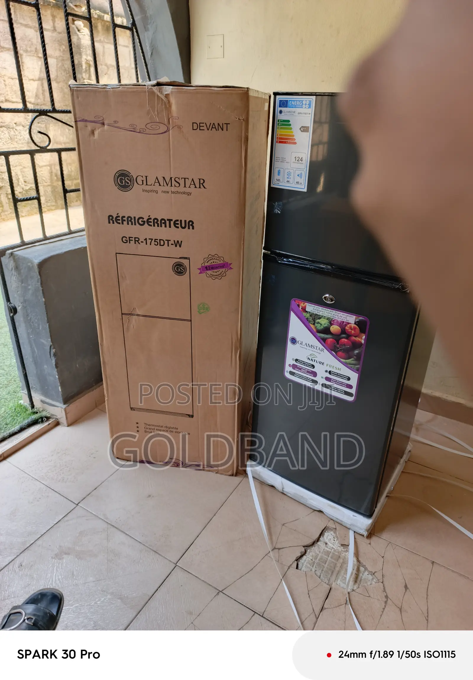 Glamstar 175l Refrigerator – Spacious Double Door Design
