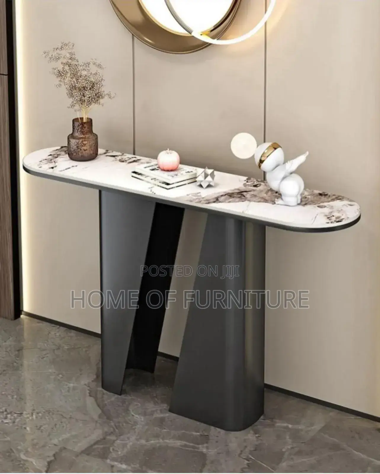 Side Wall Console – Elegant Entryway Table With Shelf