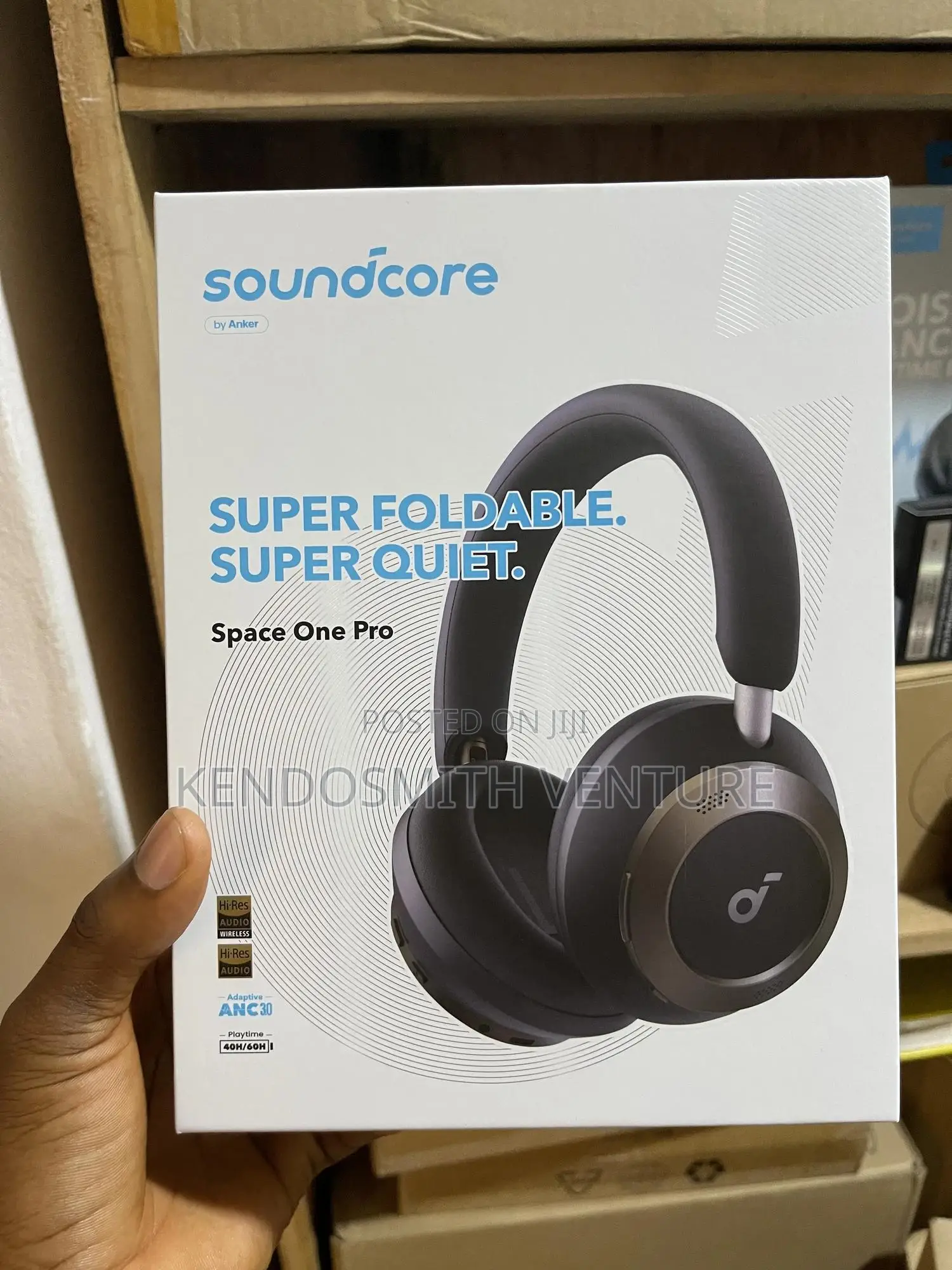 Anker Soundcore Space One Pro — Wireless Noise-Cancelling Headphones