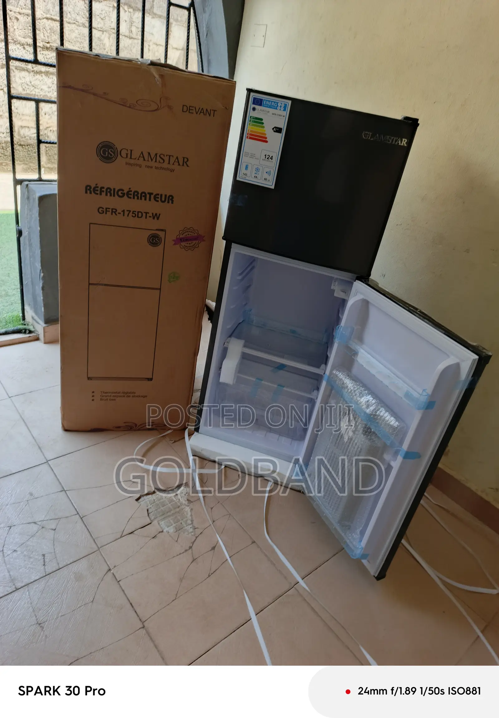 Glamstar 175l Double Door Fridge – Compact Stylish