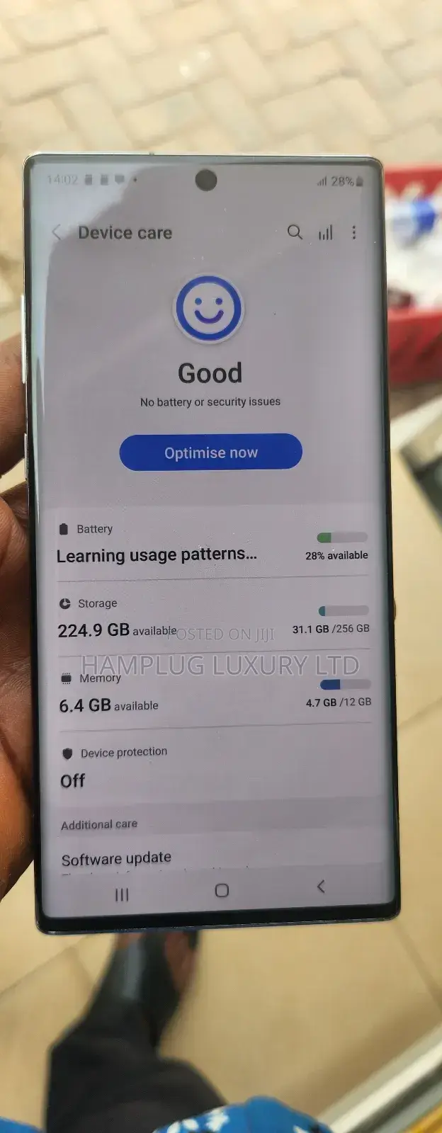 Samsung Galaxy Note 10 Plus 5G 256 GB Gold