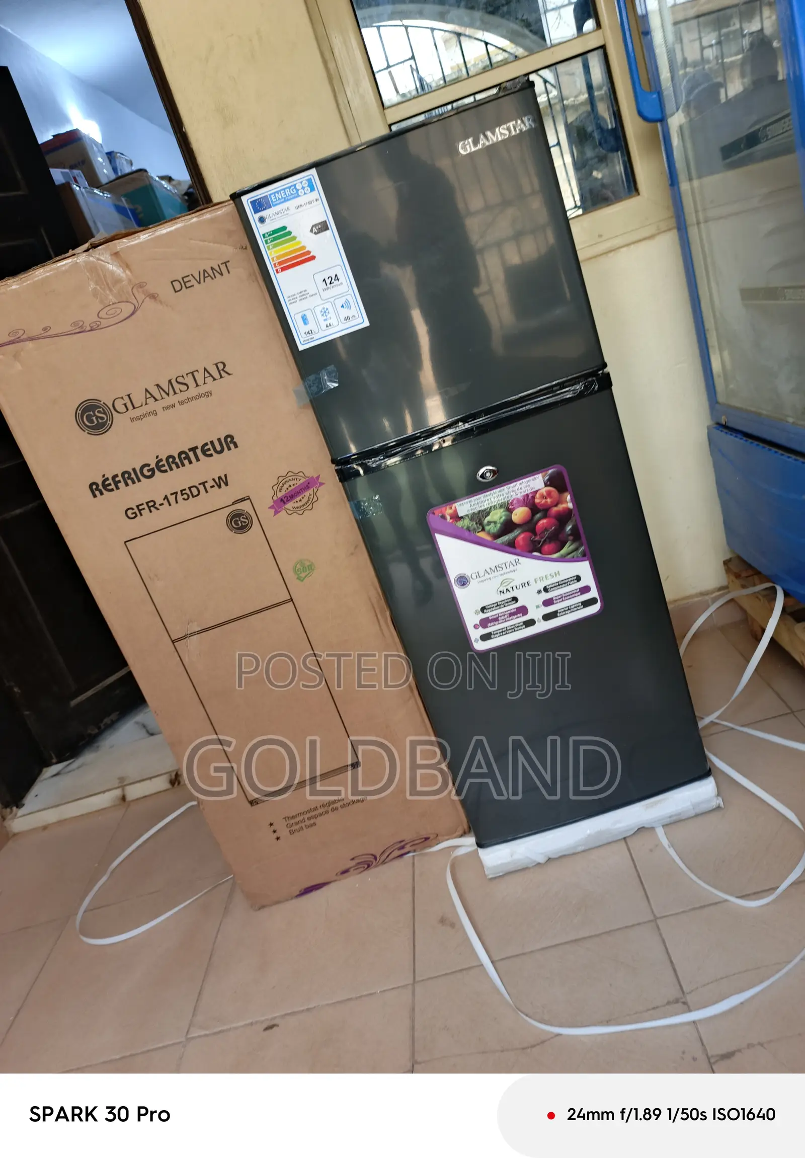 Glamstar 175l Double Door Fridge – High Efficiency Cooling