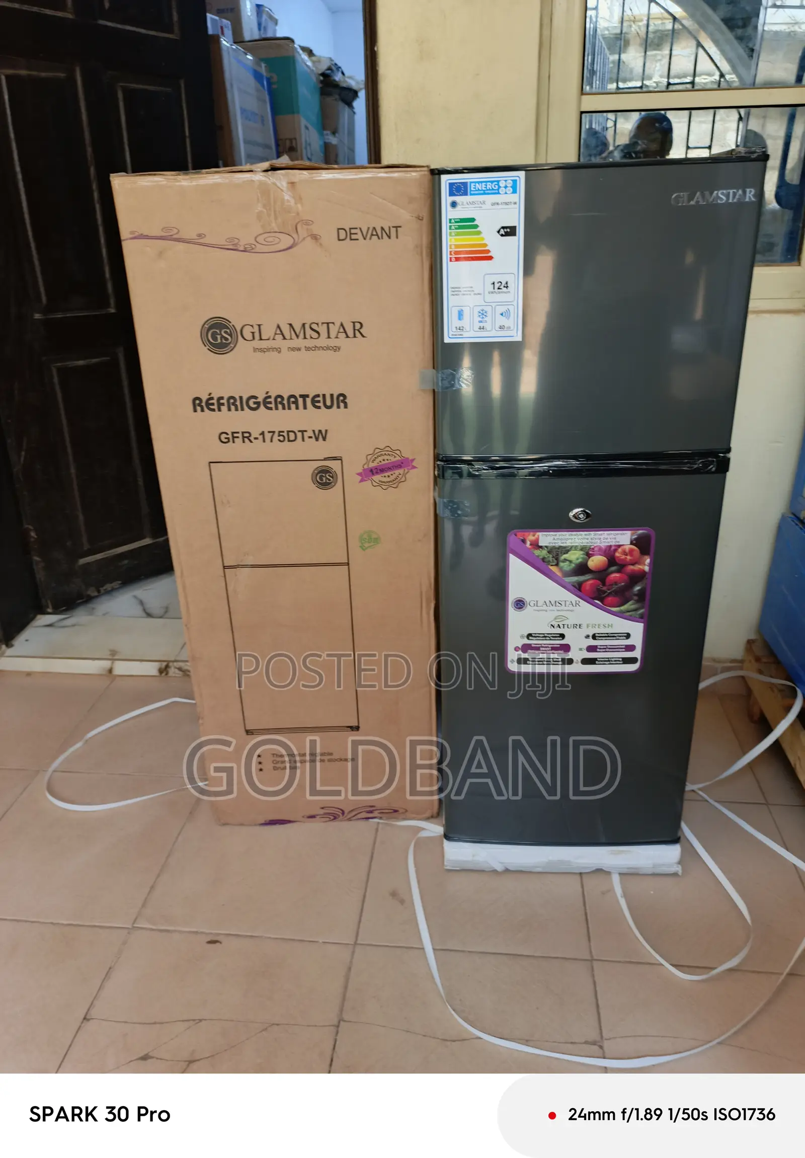 Glamstar 175l Double Door Refrigerator – Strong Cooling