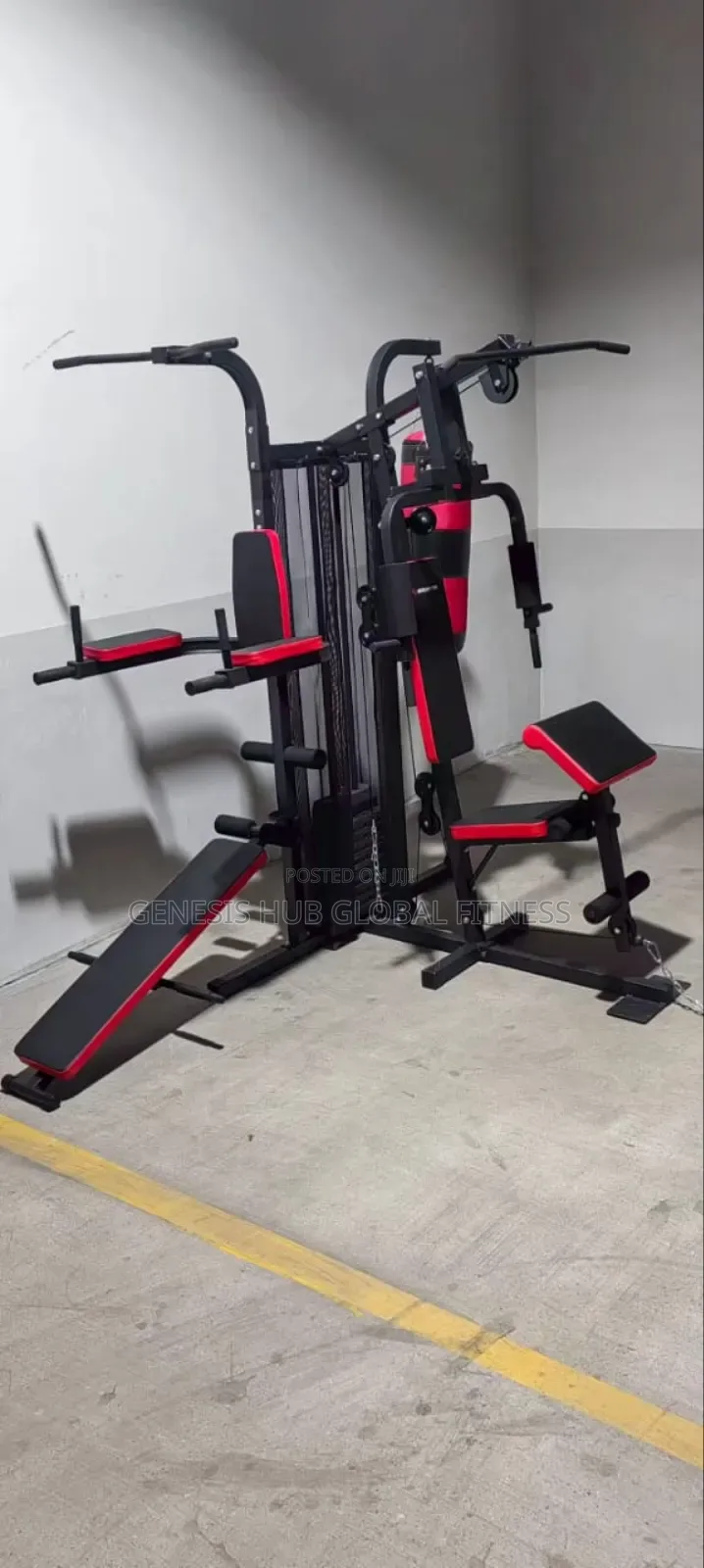 American 3 Station Multi Functional Gym