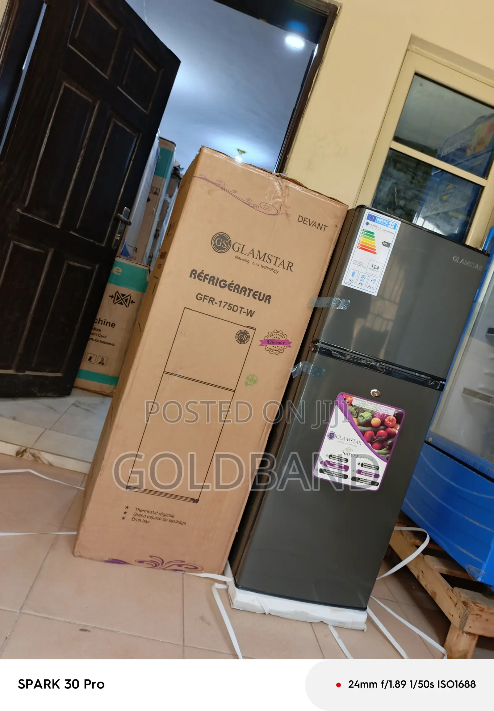 Glamstar 175l Double Door Refrigerator – Modern Appliance