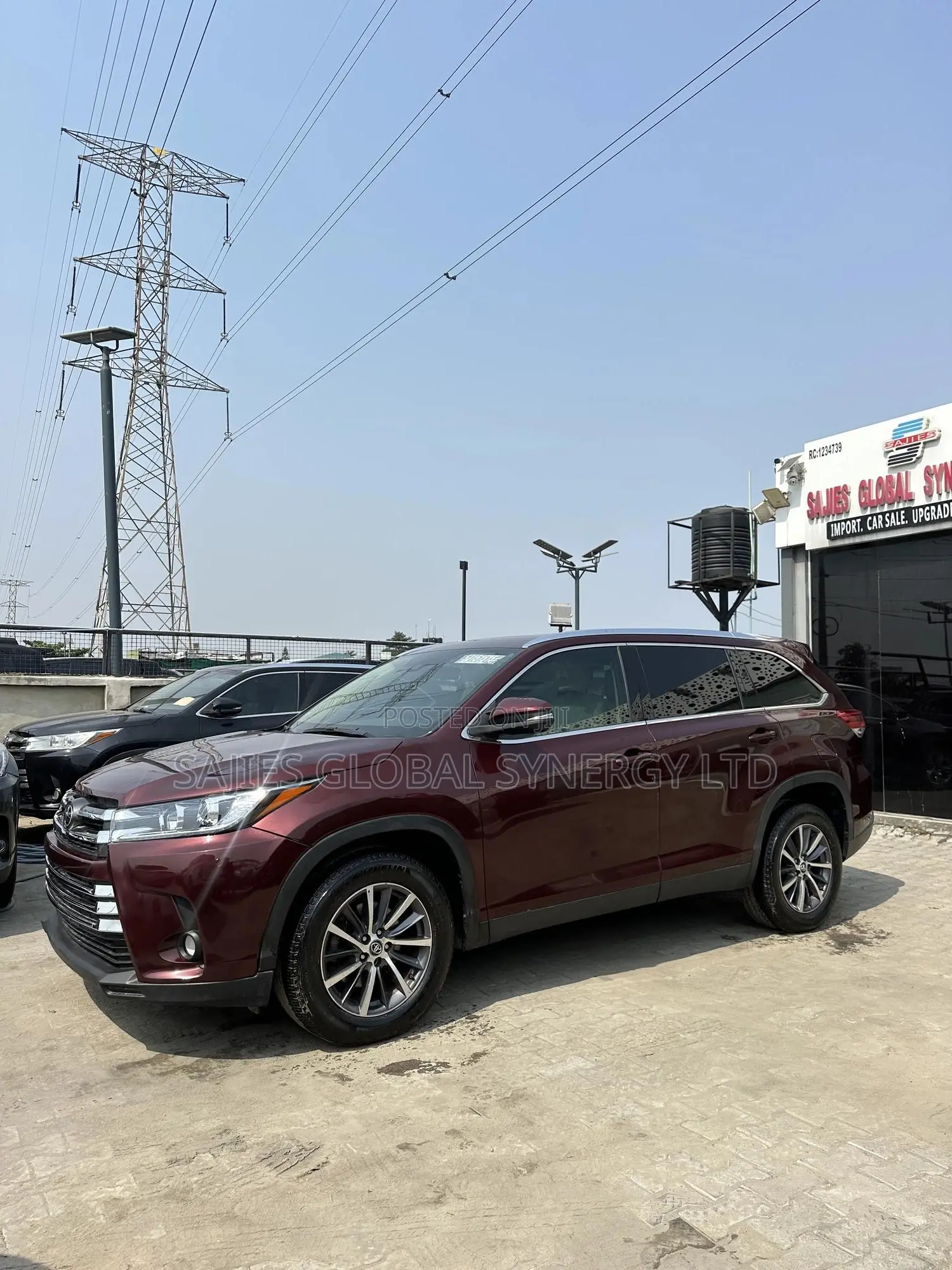 Toyota Highlander XLE 2019 Burgundy