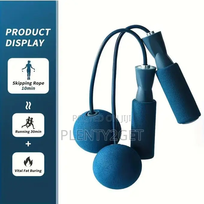 Heavy-Duty Weighted Jump Rope With Non-Slip Cushioned Handle - Dual-Us