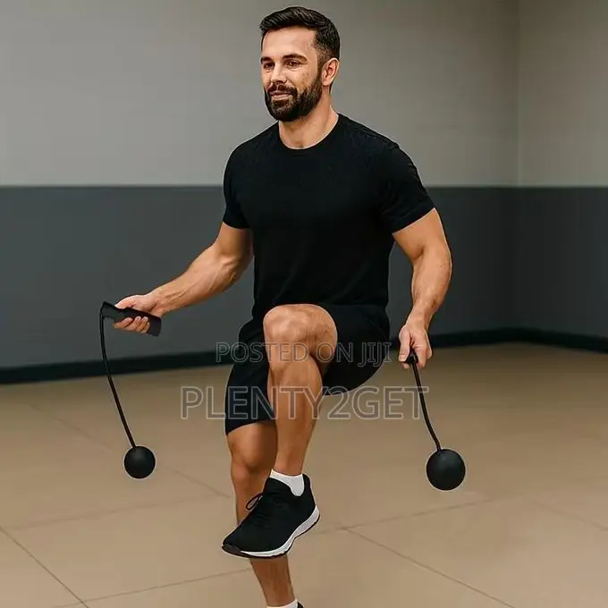 Heavy-Duty Weighted Jump Rope With Non-Slip Cushioned Handle - Dual-Us