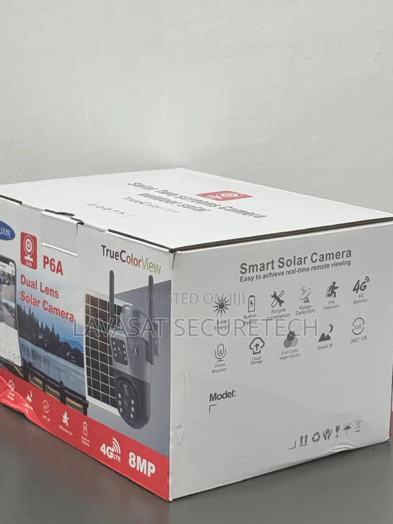 Poly Vision T31 V380 Solar Dual Lens Outdoor Camera
