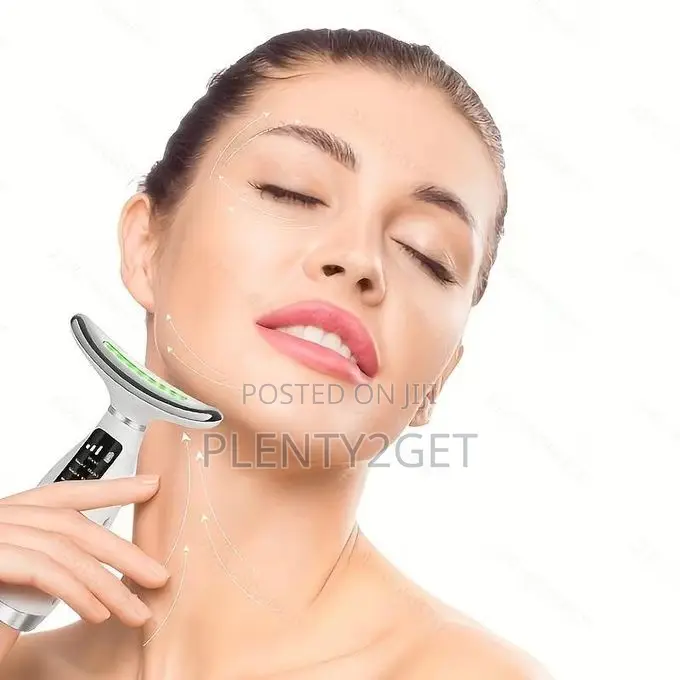 Facial Neck Massager, 7 Modes, Rechargeable Usb, Home Use Neck and Fac