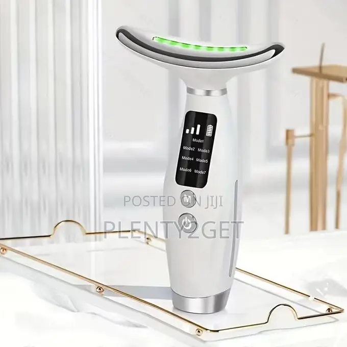 Facial Neck Massager, 7 Modes, Rechargeable Usb, Home Use Neck and Fac