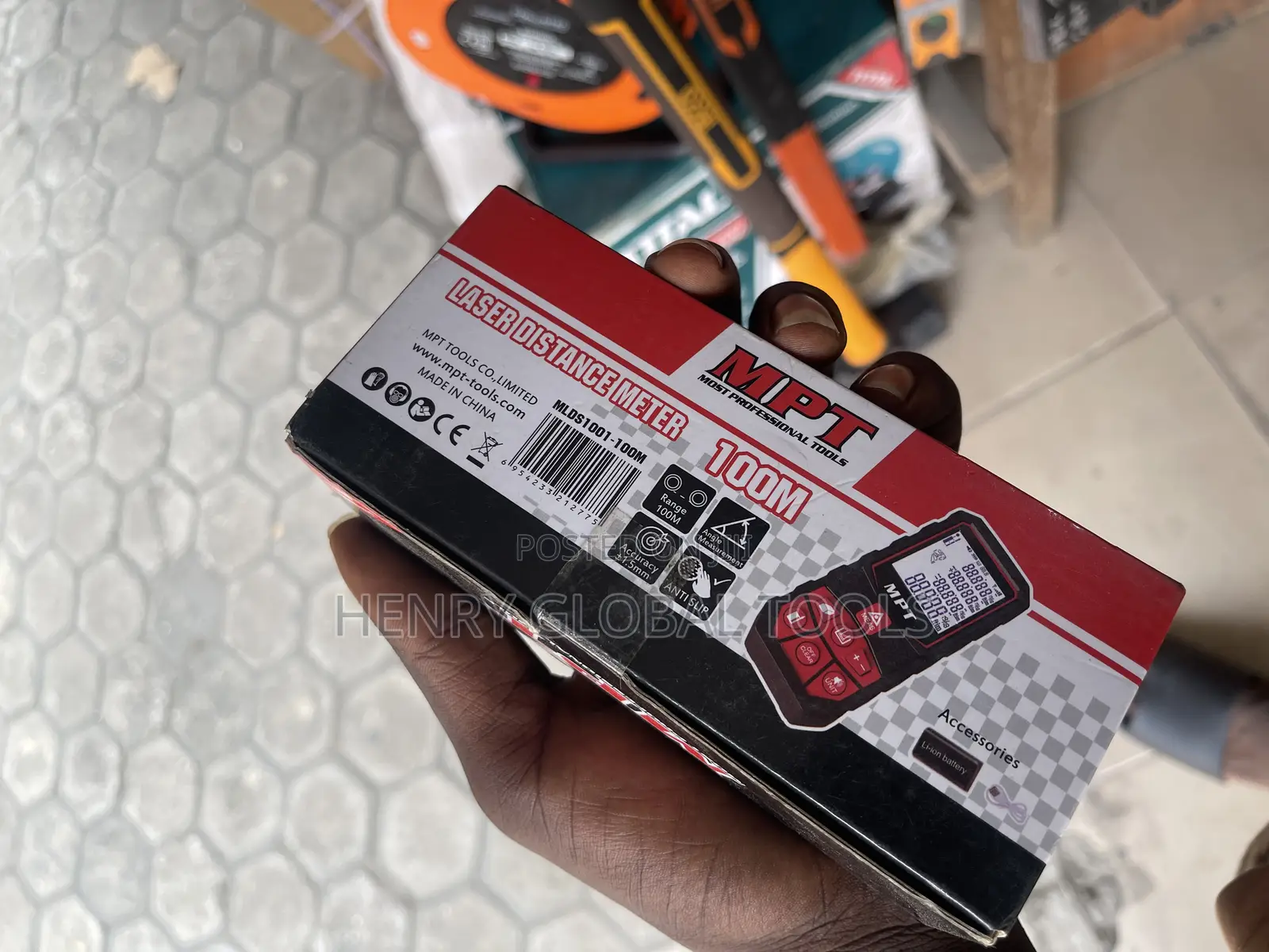 100m MPT Digital Laser Tape