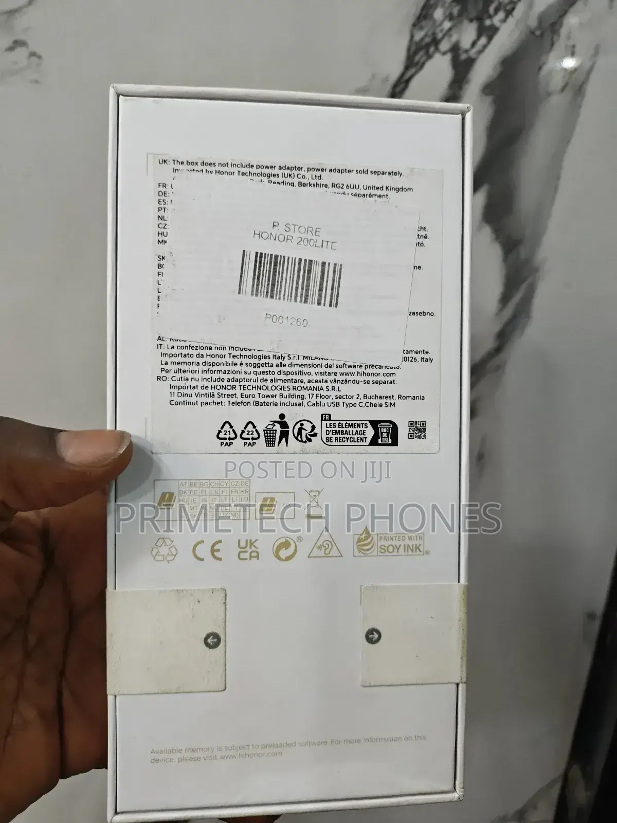 New Honor 200 Lite 12 GB Black