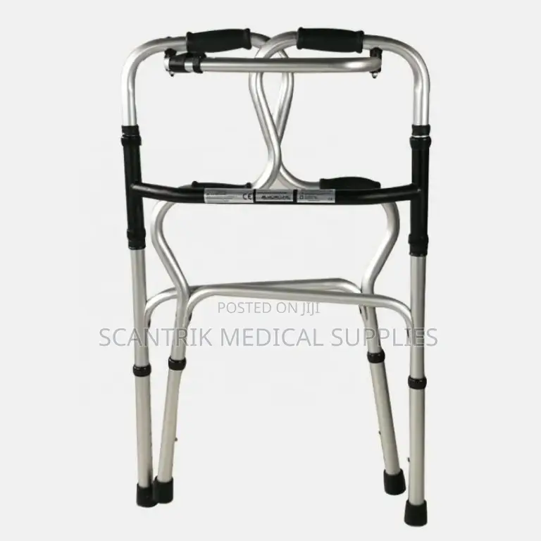 Heavy-Duty Hospital Walking Frame Without Wheels