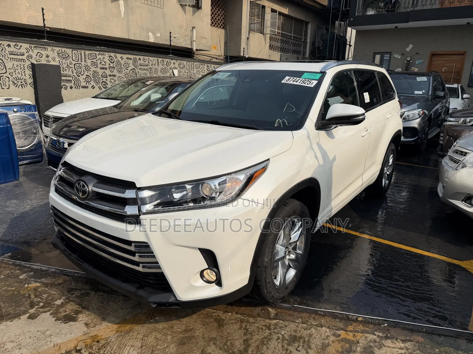Toyota Highlander Limited 4x4 V6 (3.5L 6cyl 8A) 2018 White