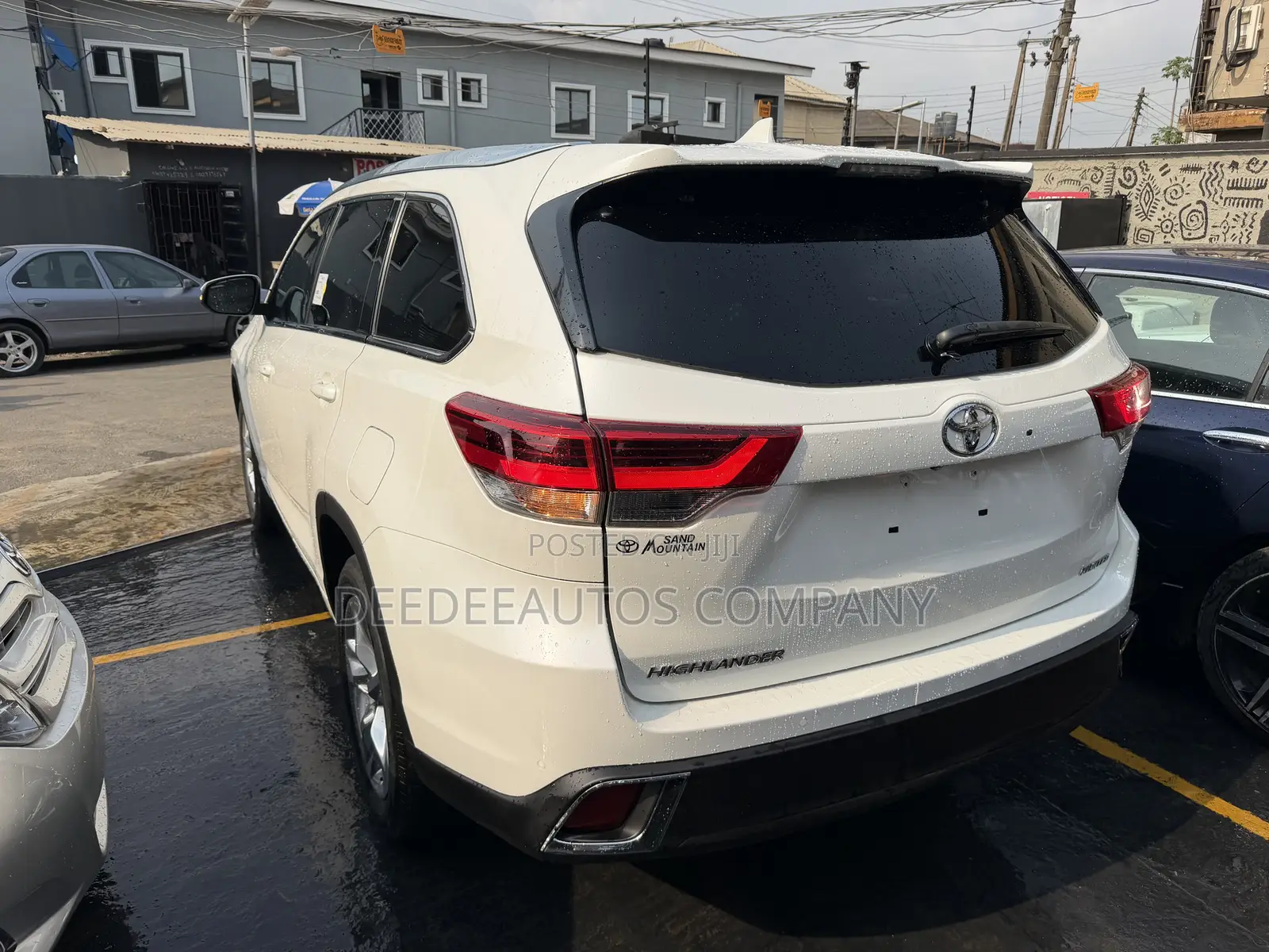 Toyota Highlander Limited 4x4 V6 (3.5L 6cyl 8A) 2018 White