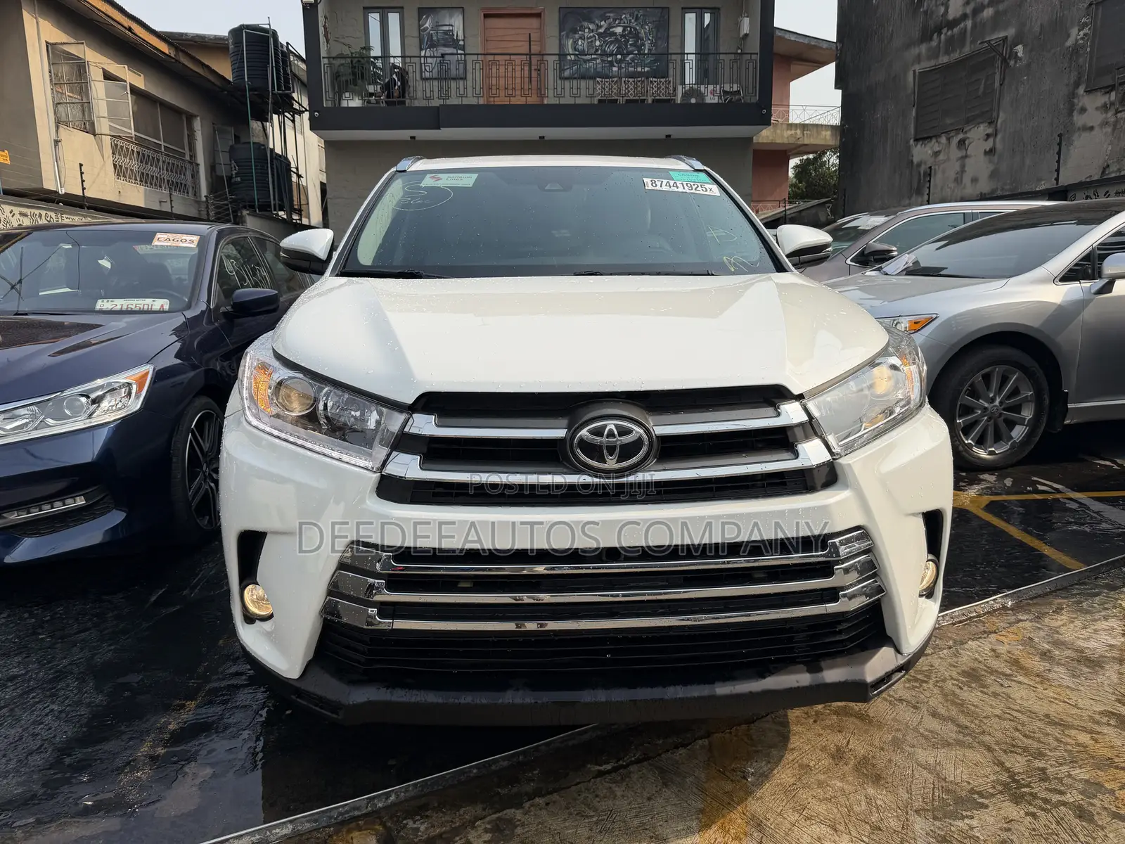Toyota Highlander Limited 4x4 V6 (3.5L 6cyl 8A) 2018 White