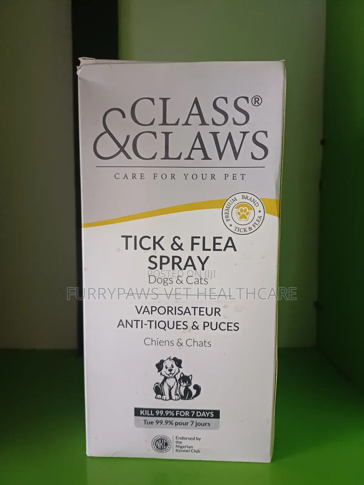 Tick and Flea Spray for Dogs and Cats