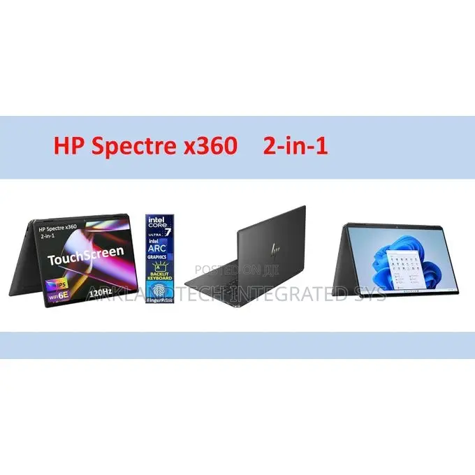 New Laptop HP Spectre X360 16GB Intel Core Ultra 7 SSD 512GB