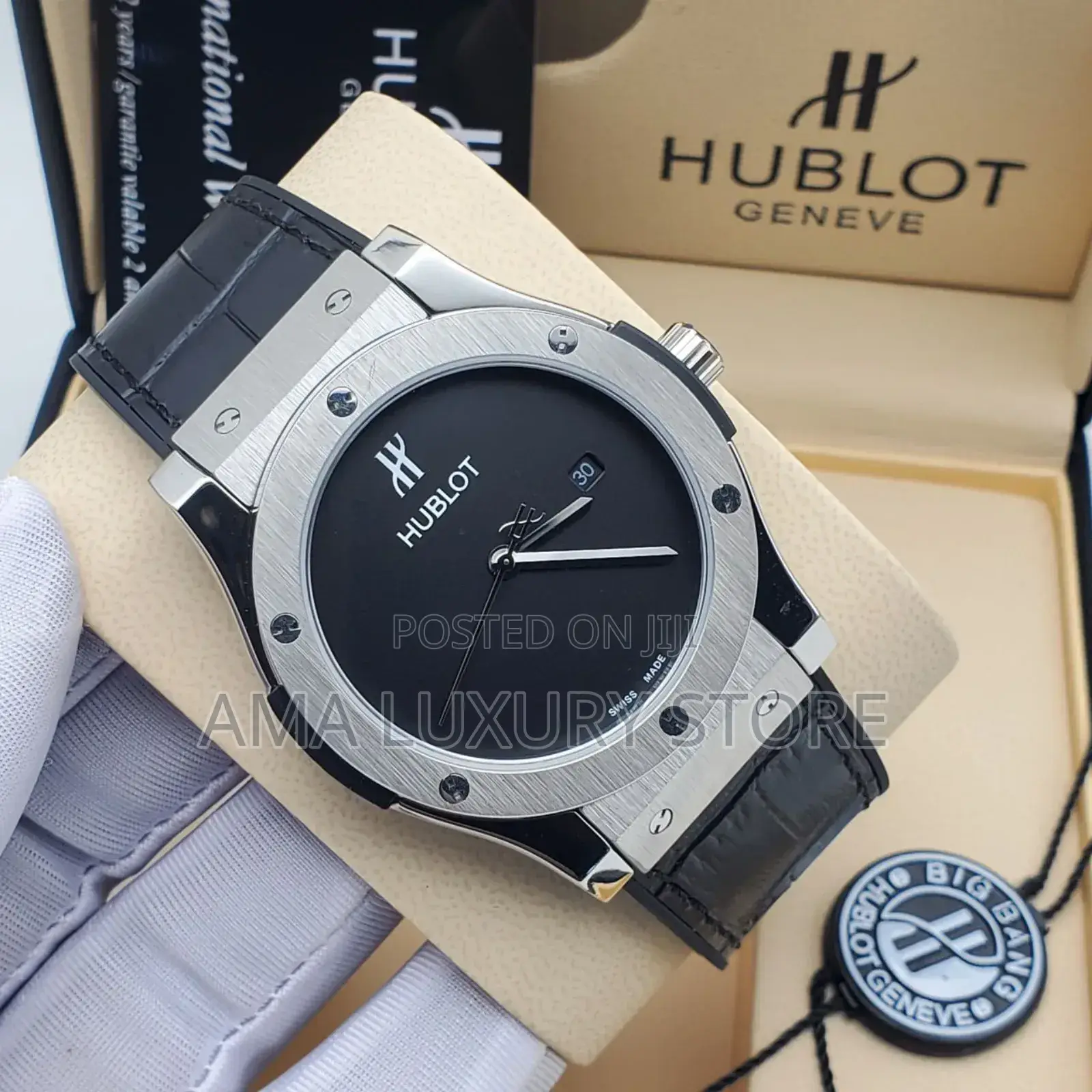 Hublot Premium Men's Wristwatch - Luxury Style - Very Clean