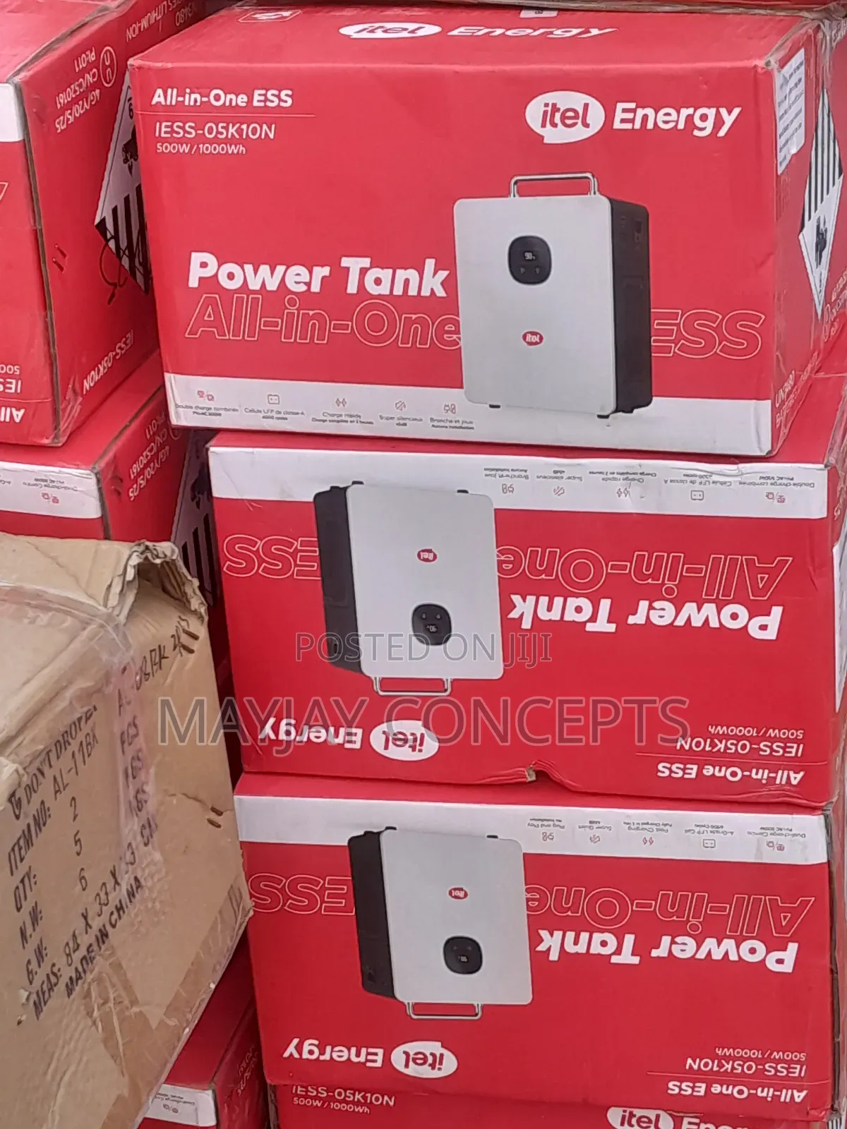 Itel Power Tank Solar Generator 500/1000whr Lithium Battery