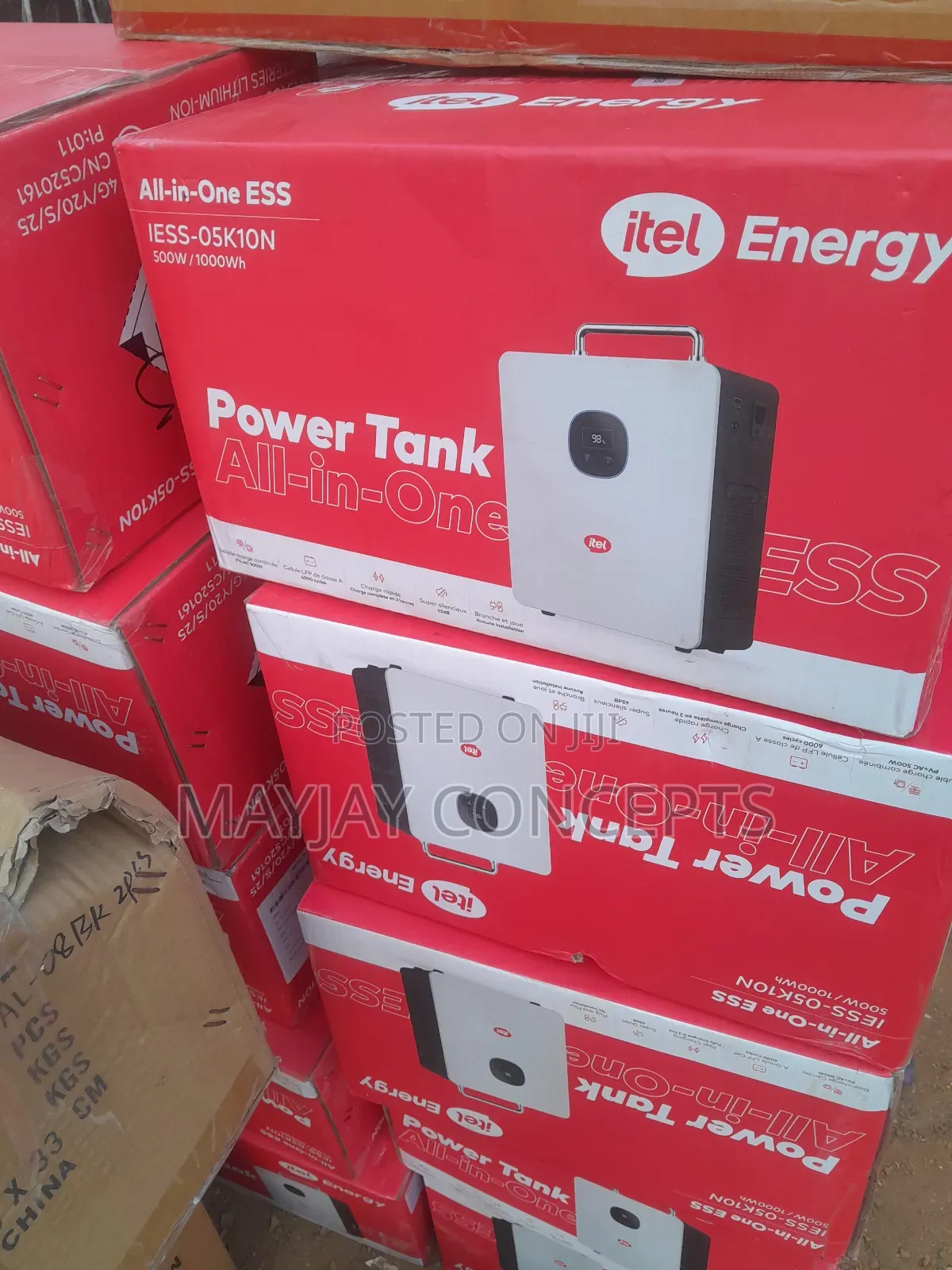 Itel Power Tank Solar Generator 500/1000whr Lithium Battery