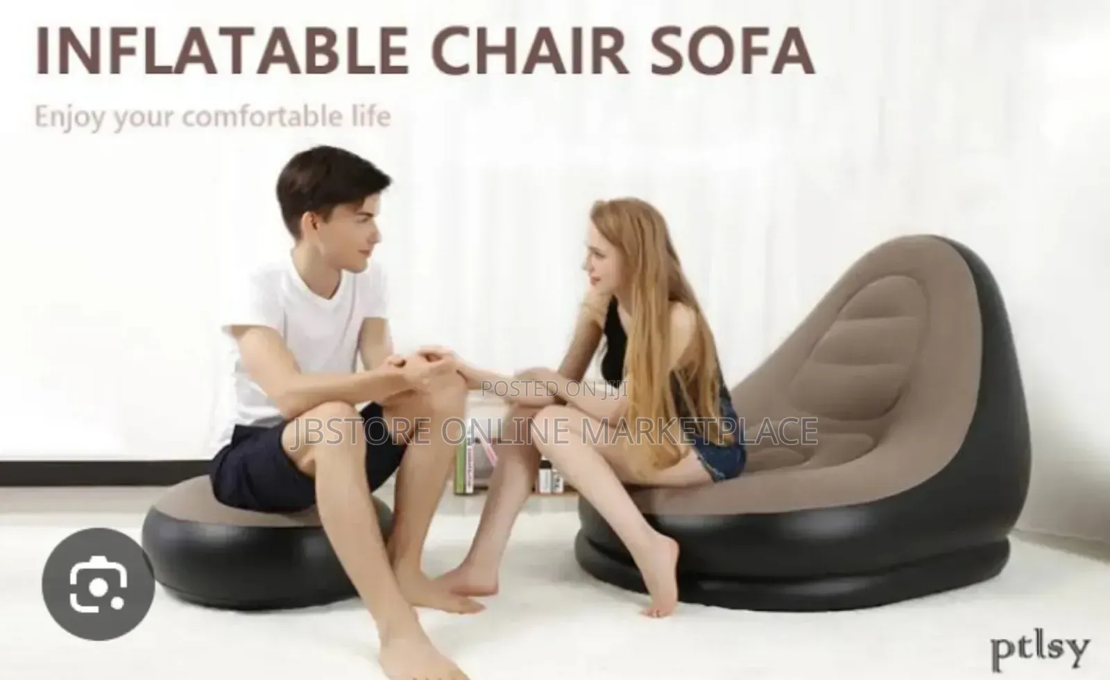 Inflatable Leisure Relaxing Sofia Chair+Foot Rest+Electric Pumping