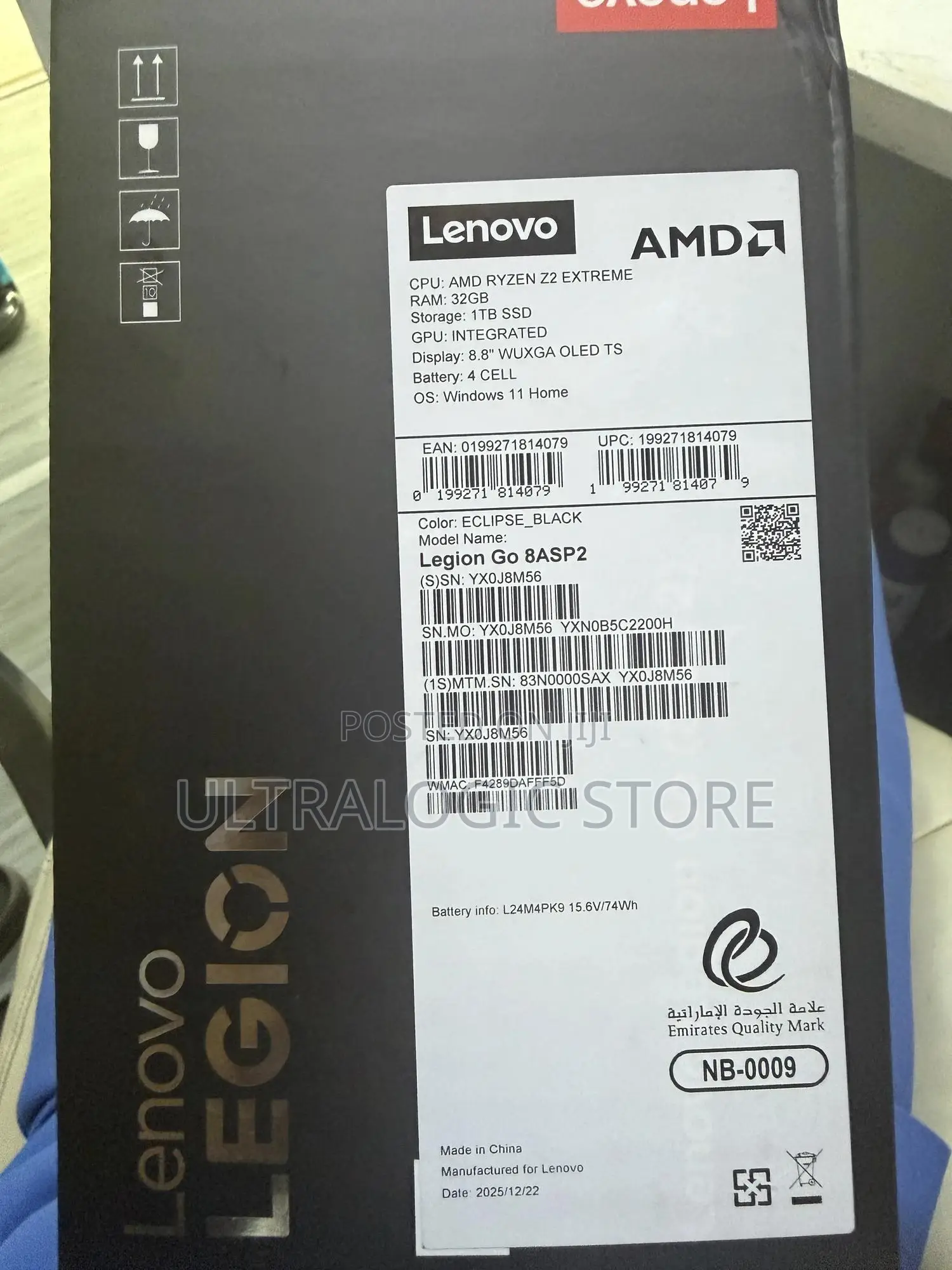 New Lenovo Legion Go 2 (1tb 32gb Handheld Gaming Console) ₦2,700,000