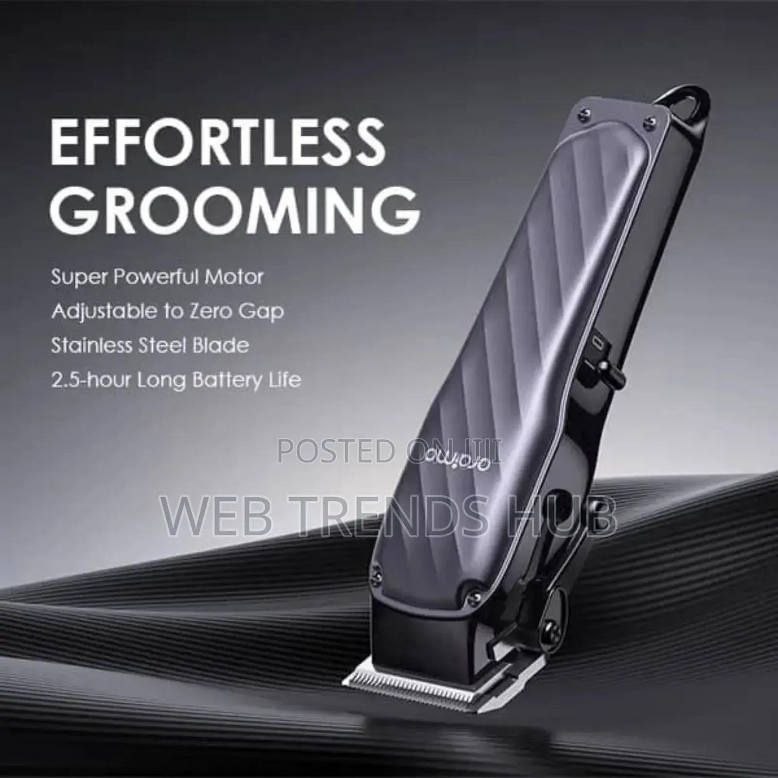 Oraimo Smart Clipper 2c (Opc-Cl30c) - 5w Professional Hair Clipper