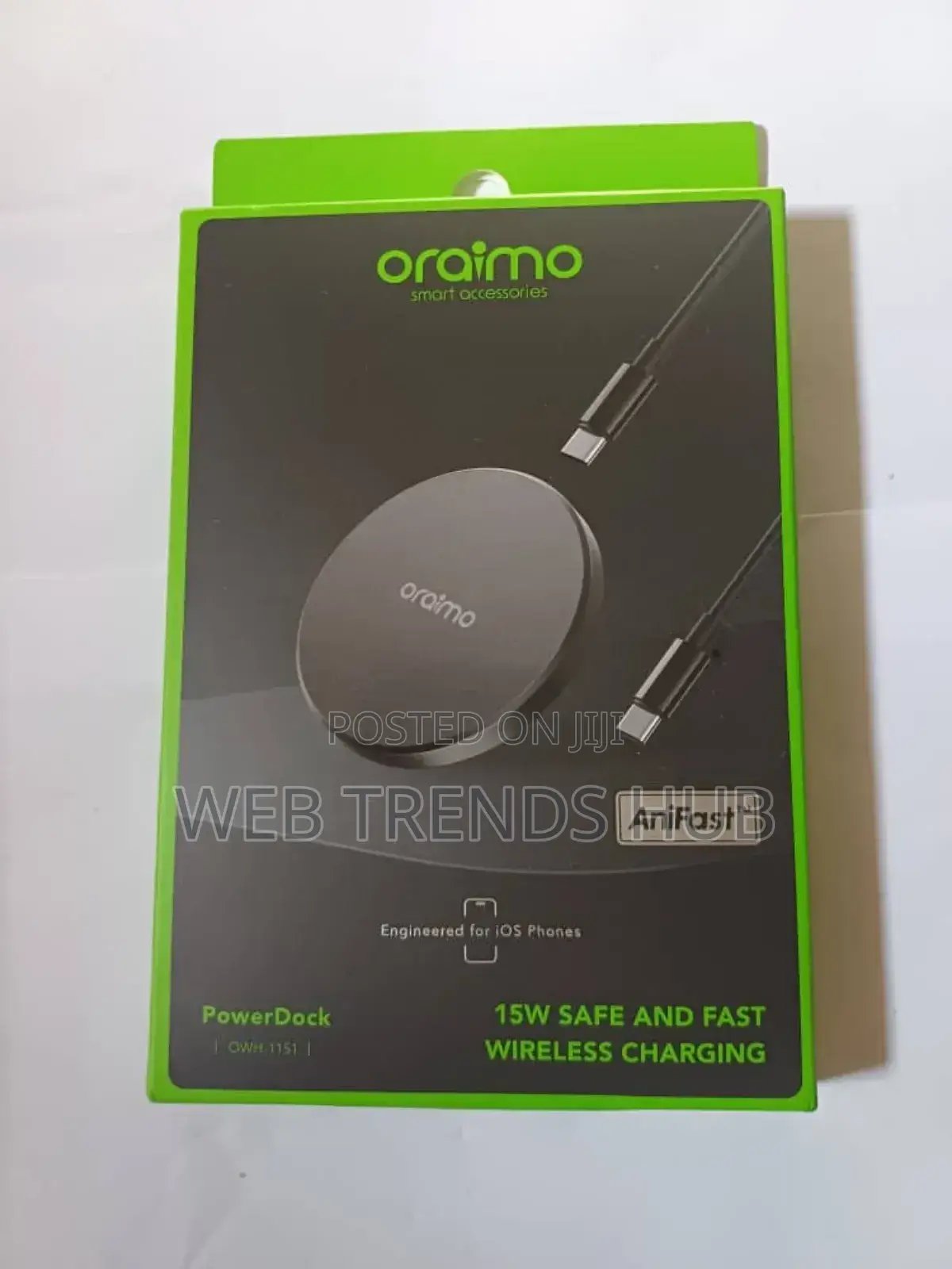 Oraimo Powerdock 15w Magnetic Wireless Charger (Owh-1151)