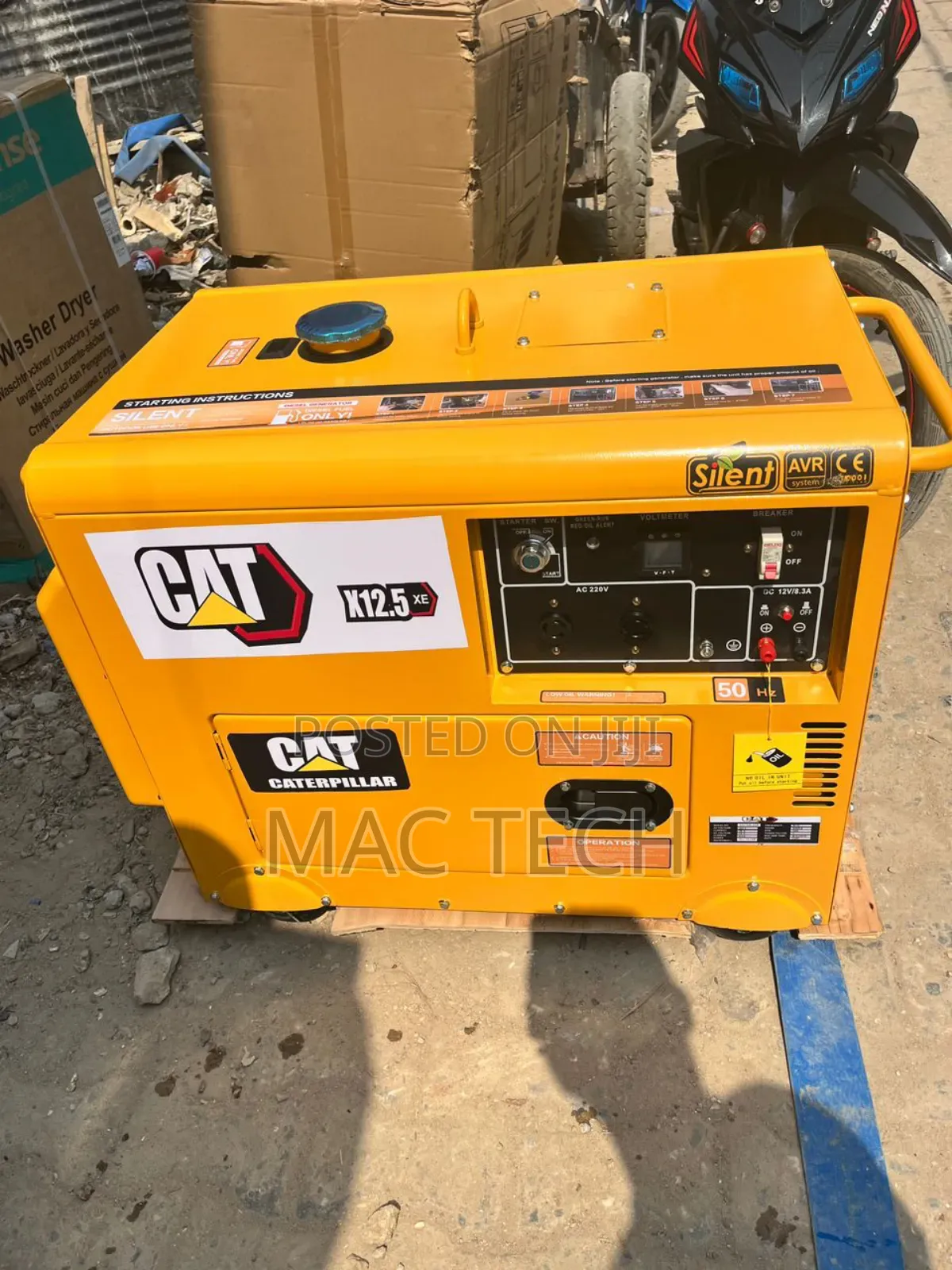 12.0kva Cat Soundproof Diesel Generator