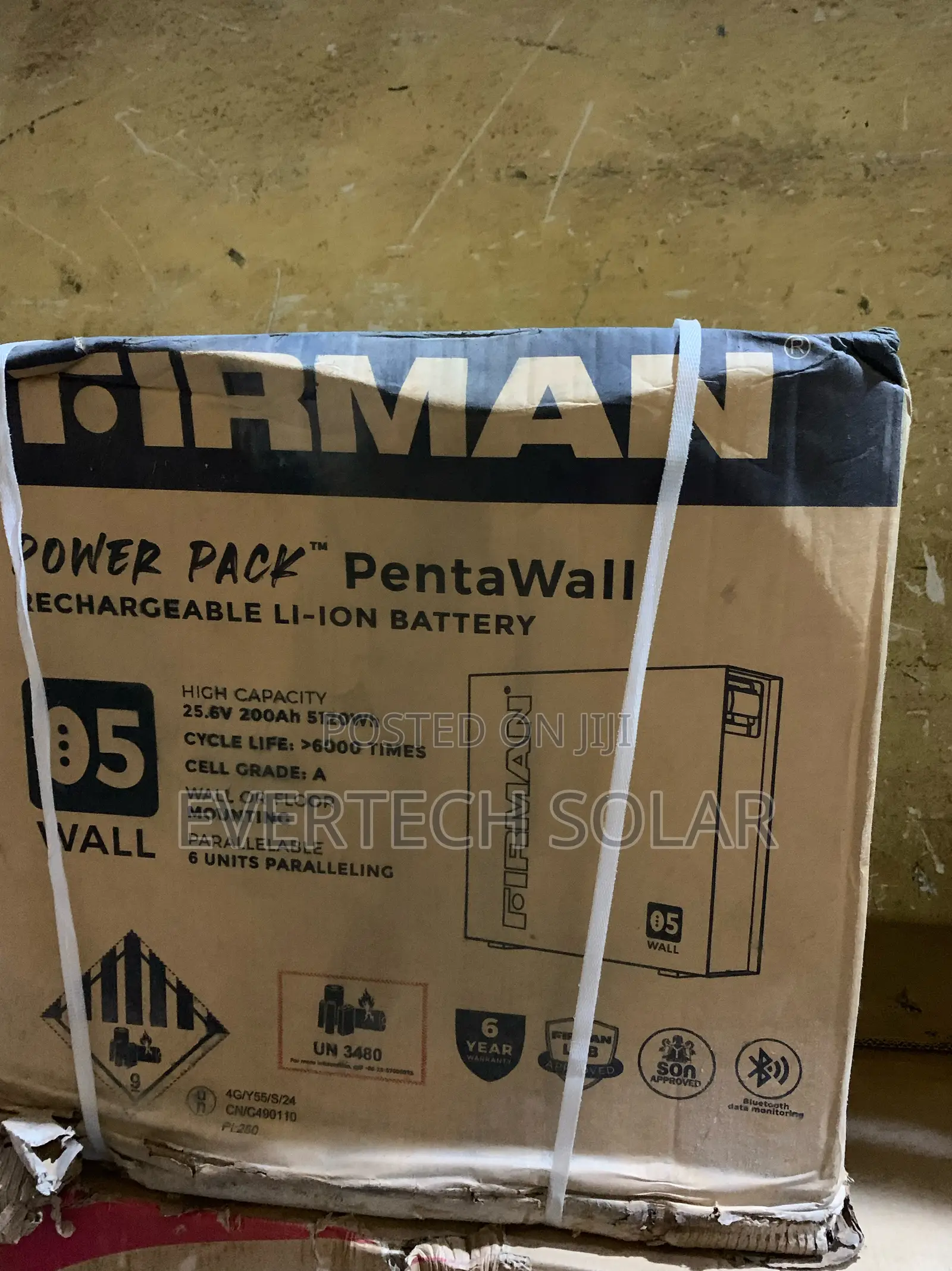 5kwhs Firman 24v Lithium Ion Battery 200a