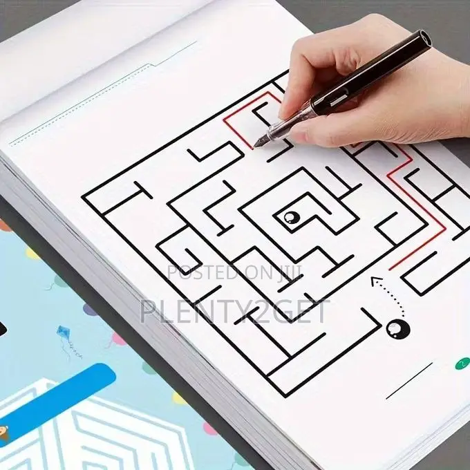 Concentration Maze Training Book – Attention Game Puzzle for Cognitive