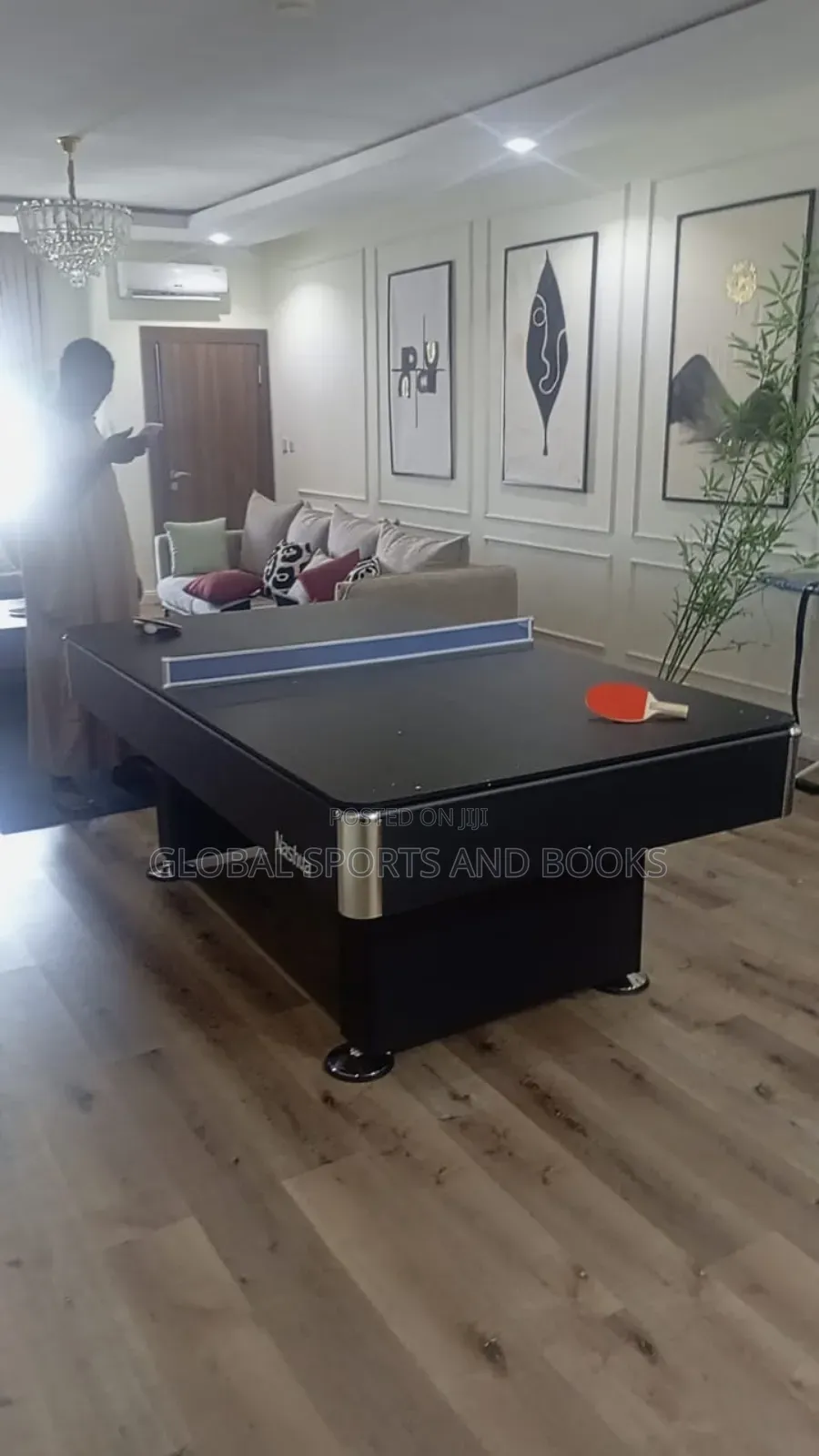 2 In 1.   8ft Snooker Board And Table Tennis