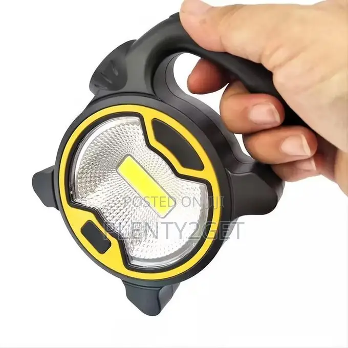 1pc Ultra-bright Led Cob Camping Lantern - Portable, Aa Battery Powere