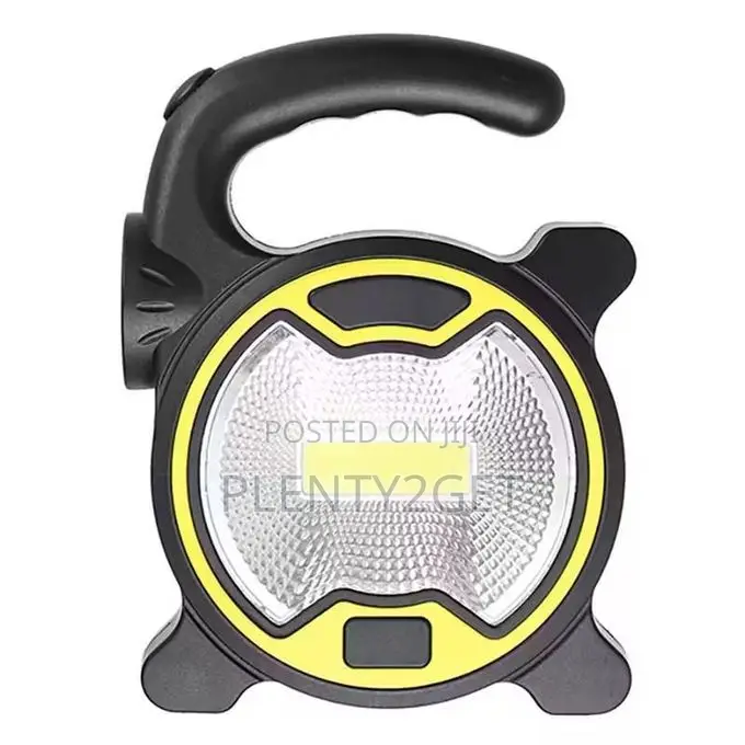 1pc Ultra-bright Led Cob Camping Lantern - Portable, Aa Battery Powere