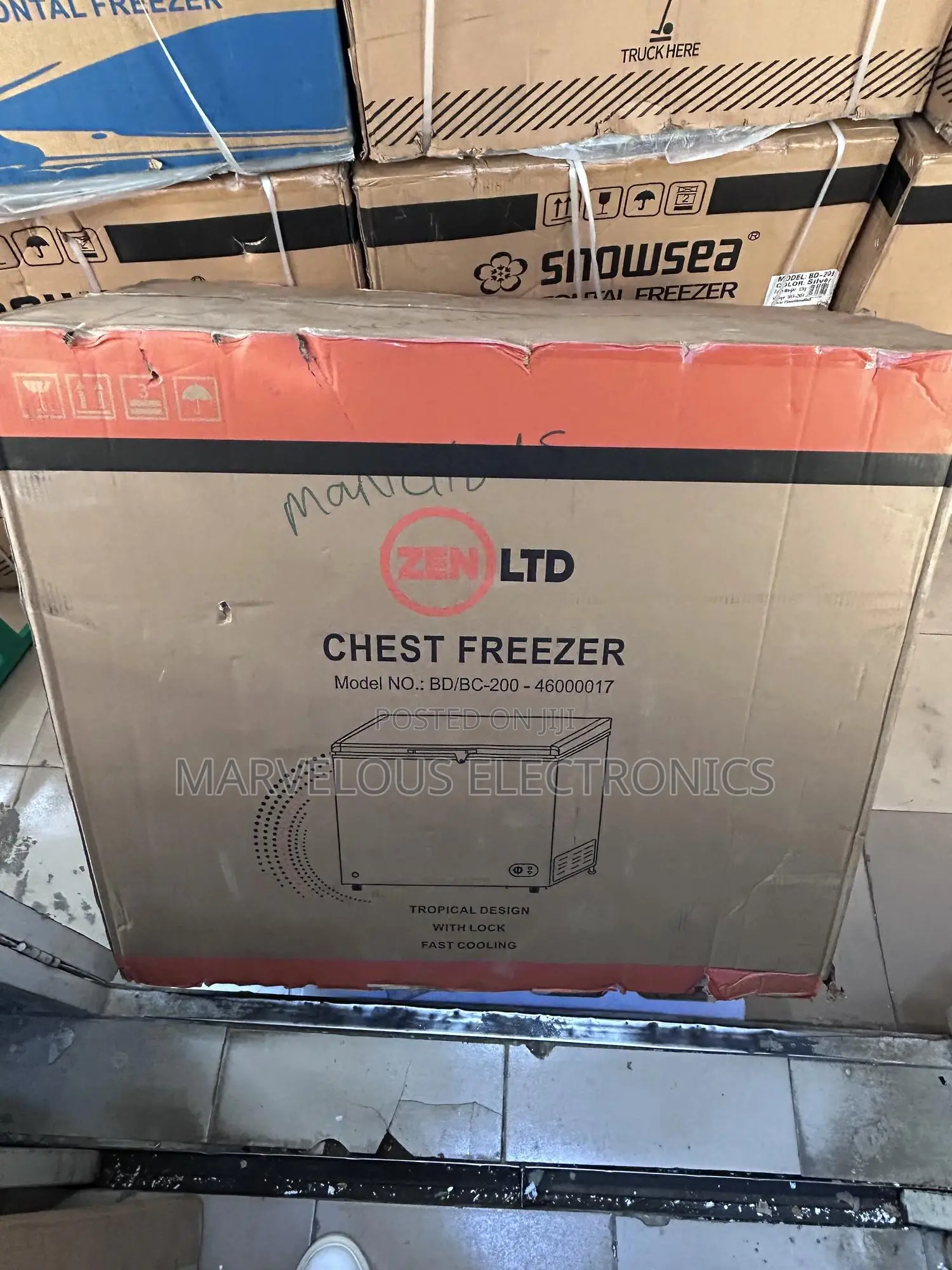 Brand New Zen 300liter Chest Freezer Full Copper Warranty 2years