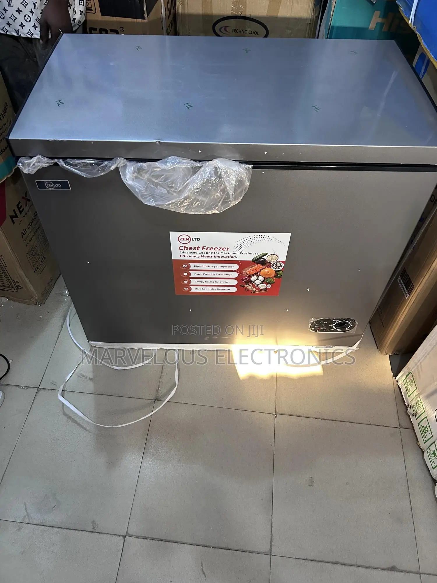 Brand New Zen 300liter Chest Freezer Full Copper Warranty 2years