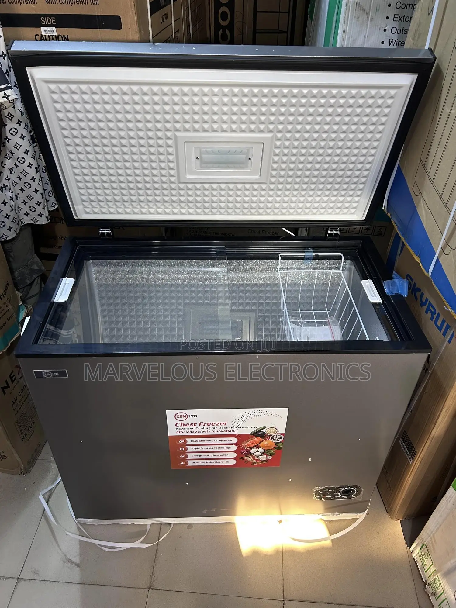 Brand New Zen 300liter Chest Freezer Full Copper Warranty 2years