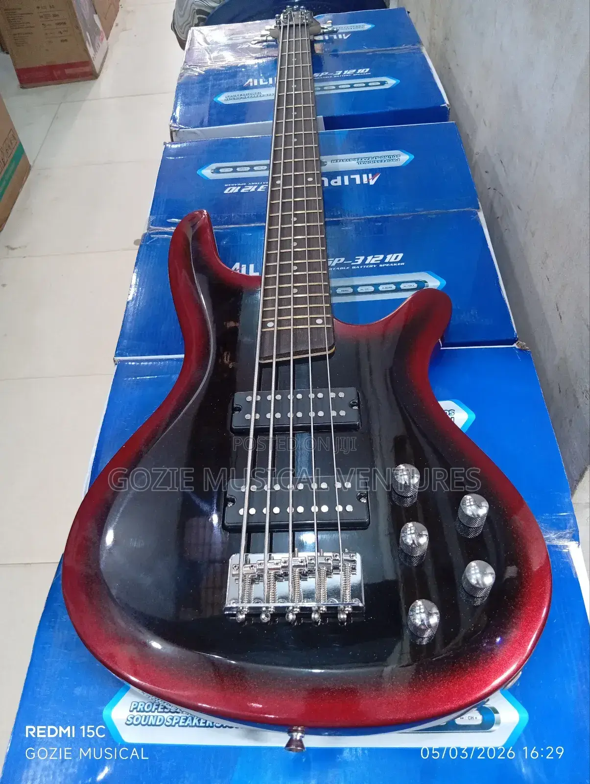Ibanez Sr Standard Sr305e Five String Electric Bass Guitar