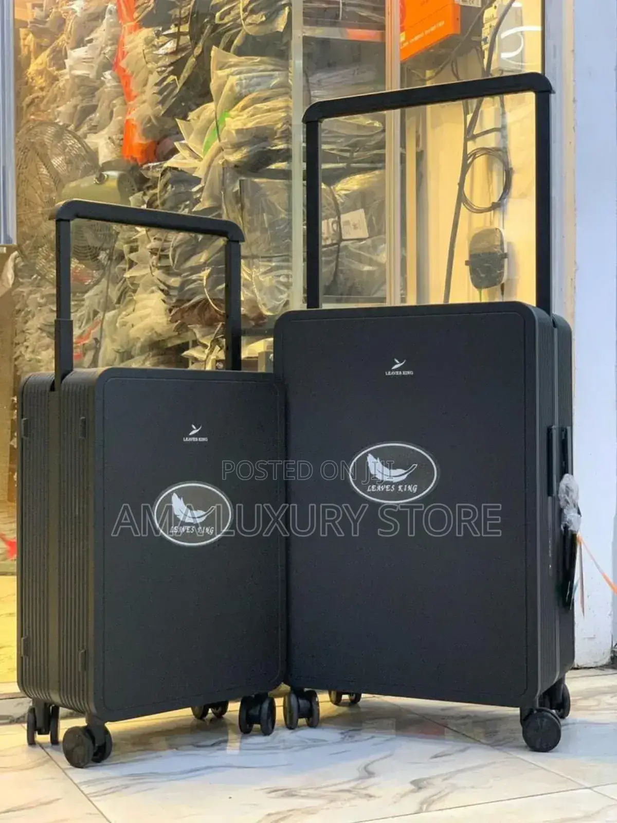 Leaves King Quality Travel Luggage 2in1 Set - Durable Stylish