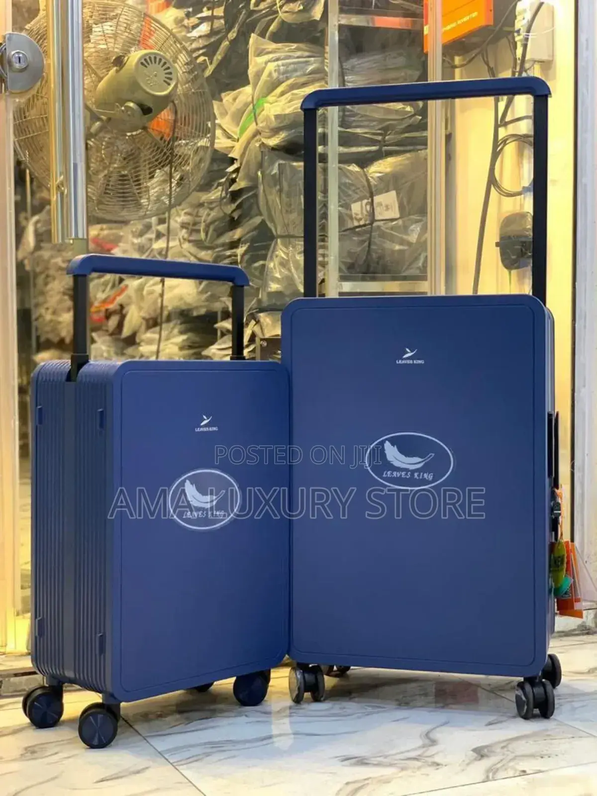 Leaves King Quality Travel Luggage 2in1 Set - Durable Stylish