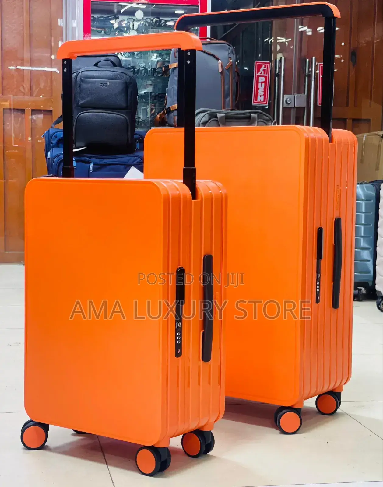 Leaves King Quality Travel Luggage 2in1 Set - Durable Stylish