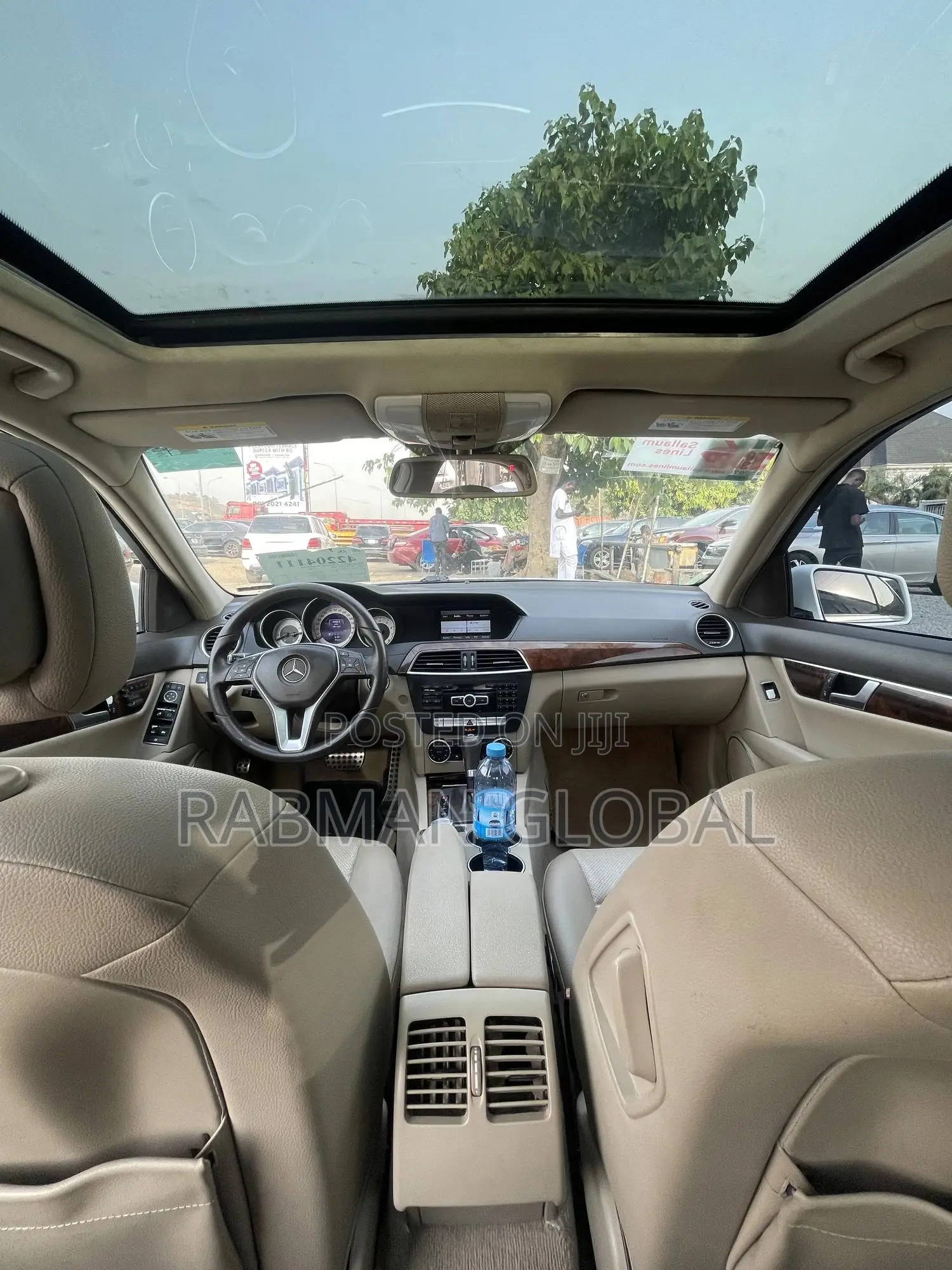 Mercedes-Benz C300 Sport 4Matic Sedan AWD (3.5L 6cyl 7A) 2014 White